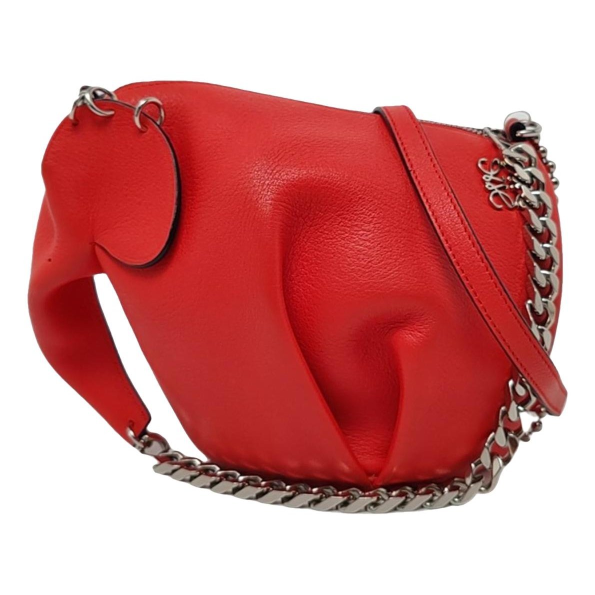 Animals leather crossbody bag