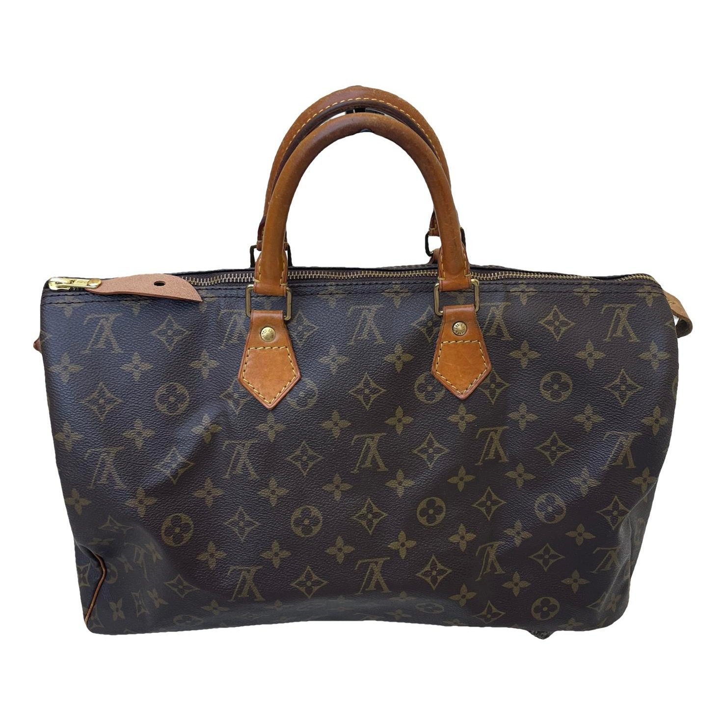 Speedy leather handbag