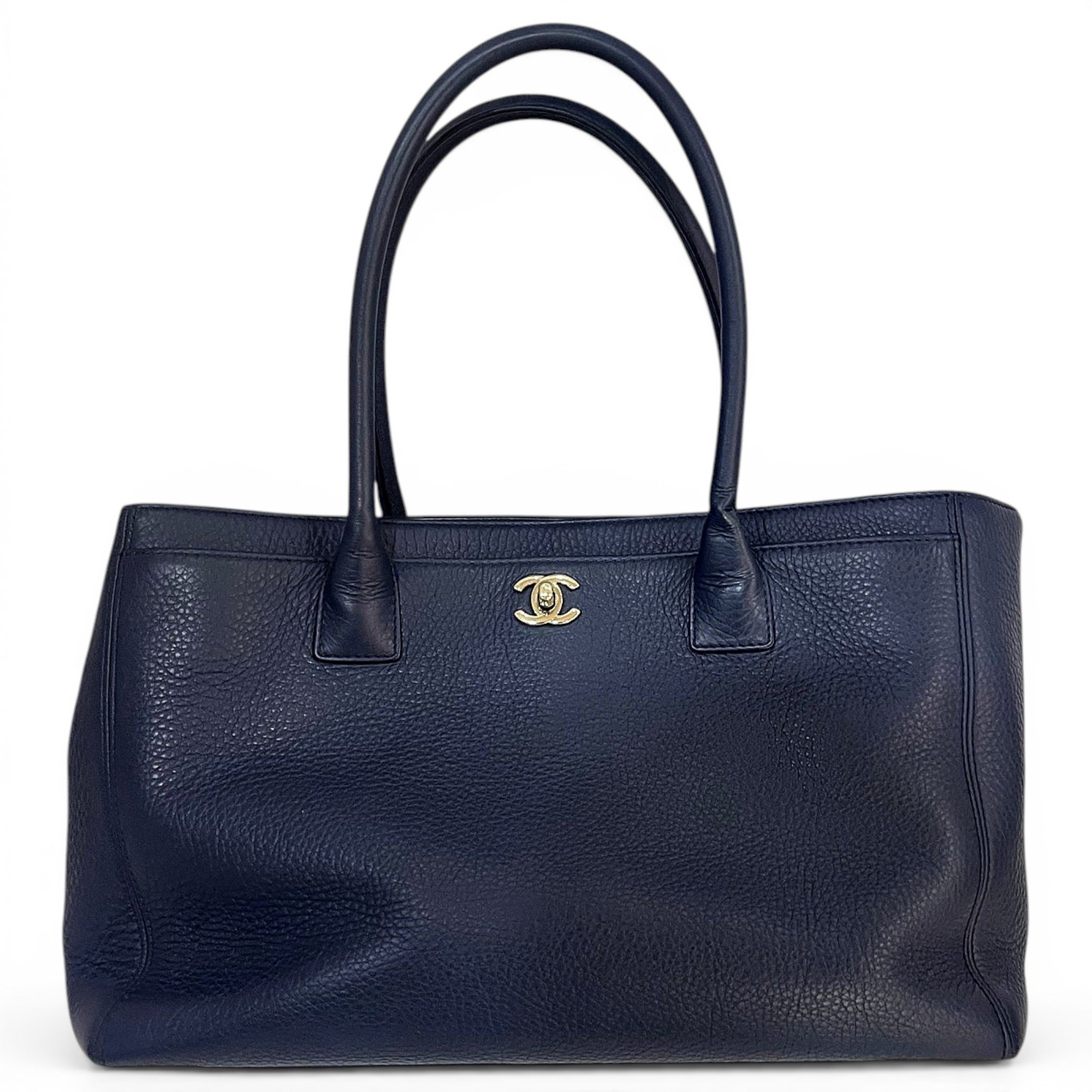 Executive leather tote