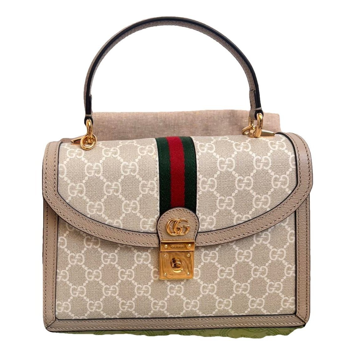 Ophidia Flap Top Handle cloth handbag