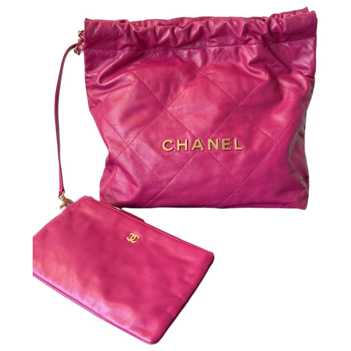 Chanel 22 leather tote