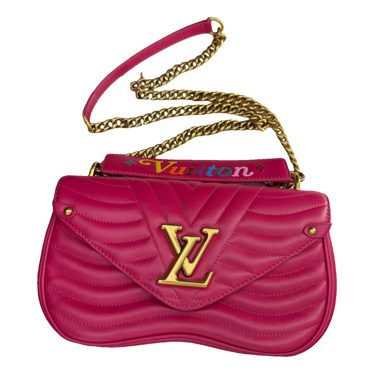 New Wave leather handbag