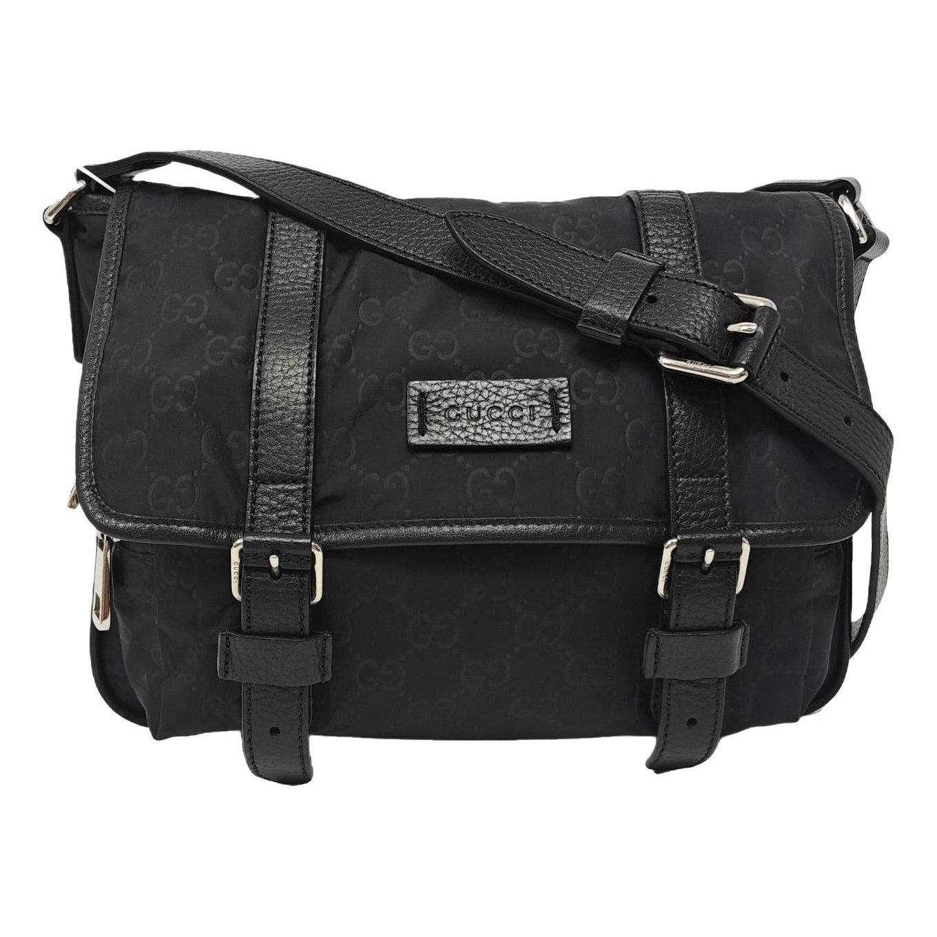 GG Marmont Zip Messenger cloth handbag