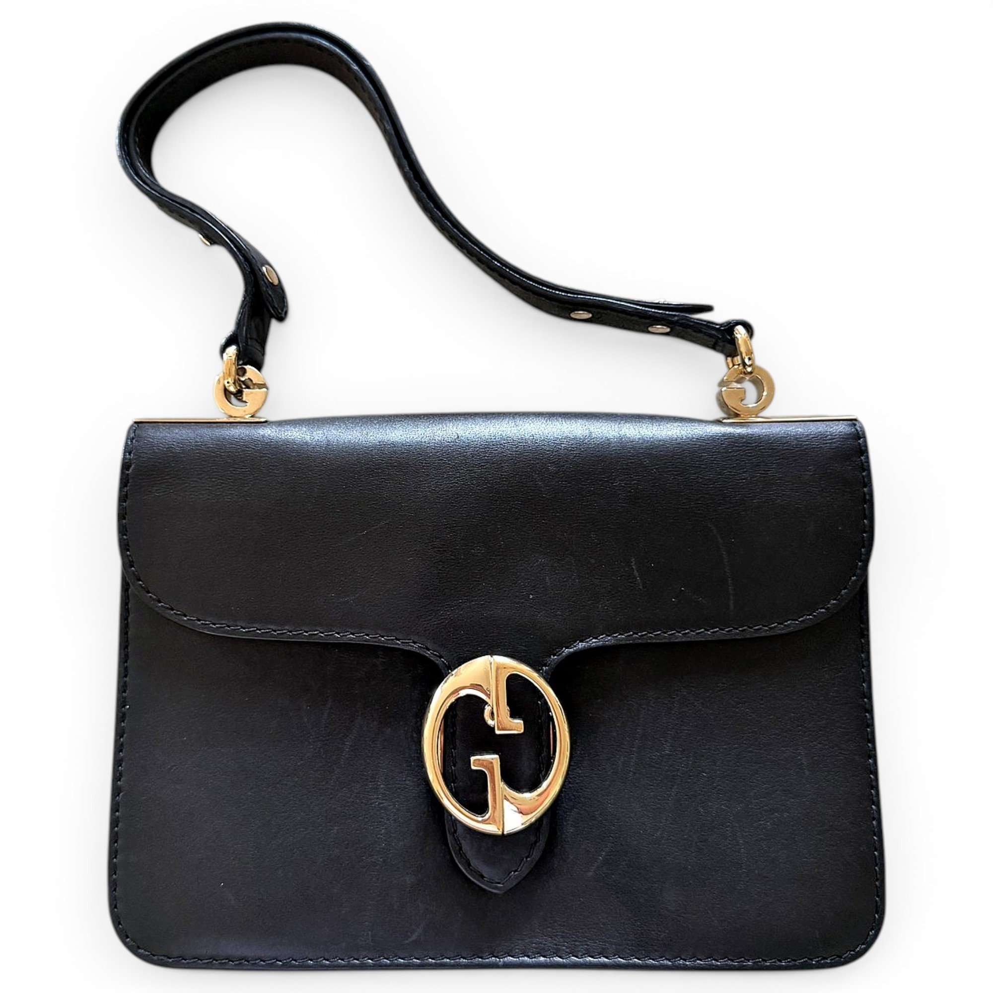 1973 leather handbag