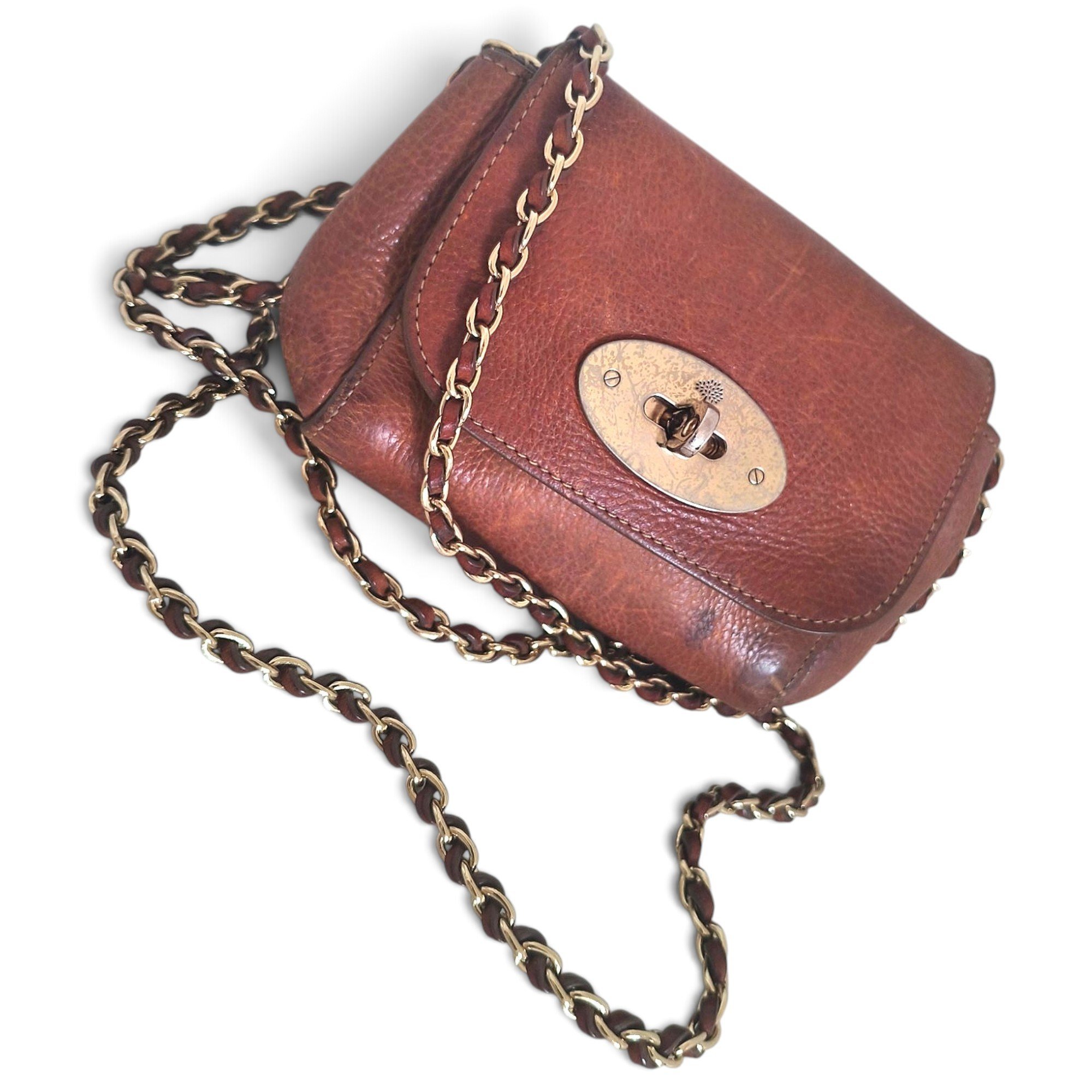 Lily leather handbag