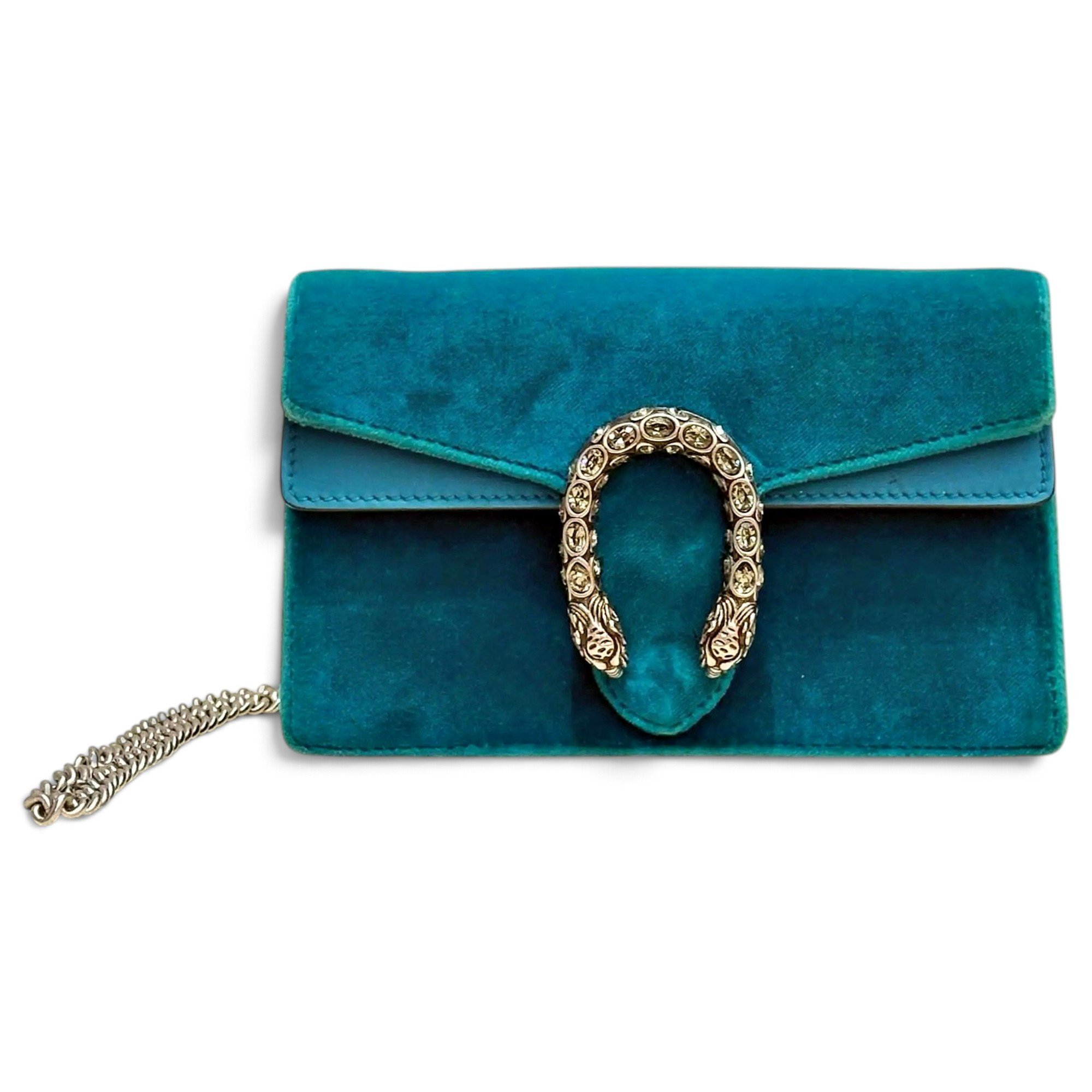 Dionysus Super Mini velvet crossbody bag