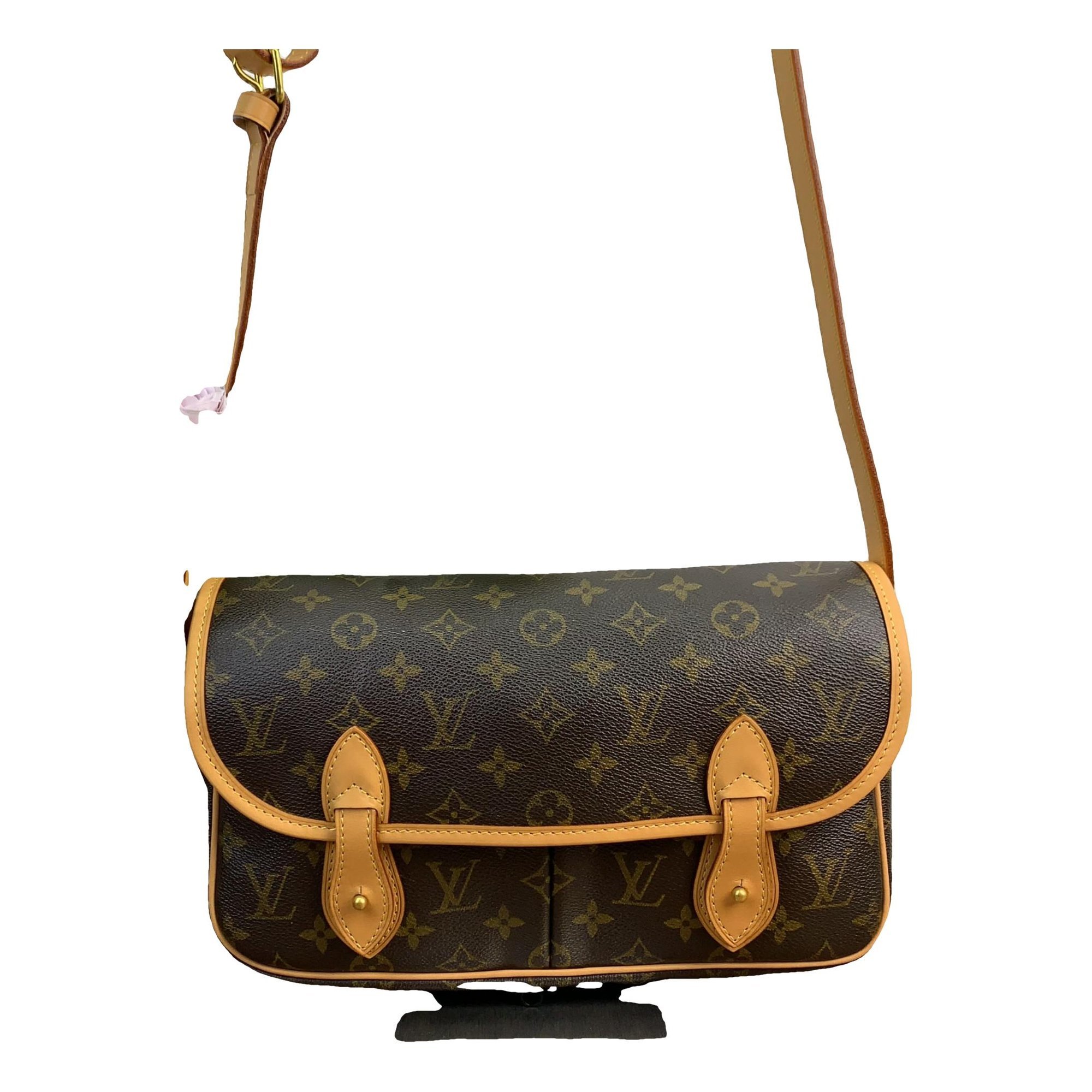 Gibeciere leather crossbody bag