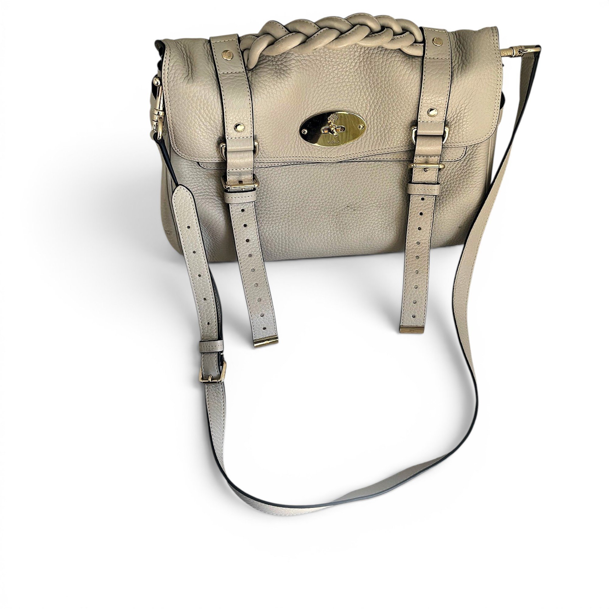 Alexa leather satchel