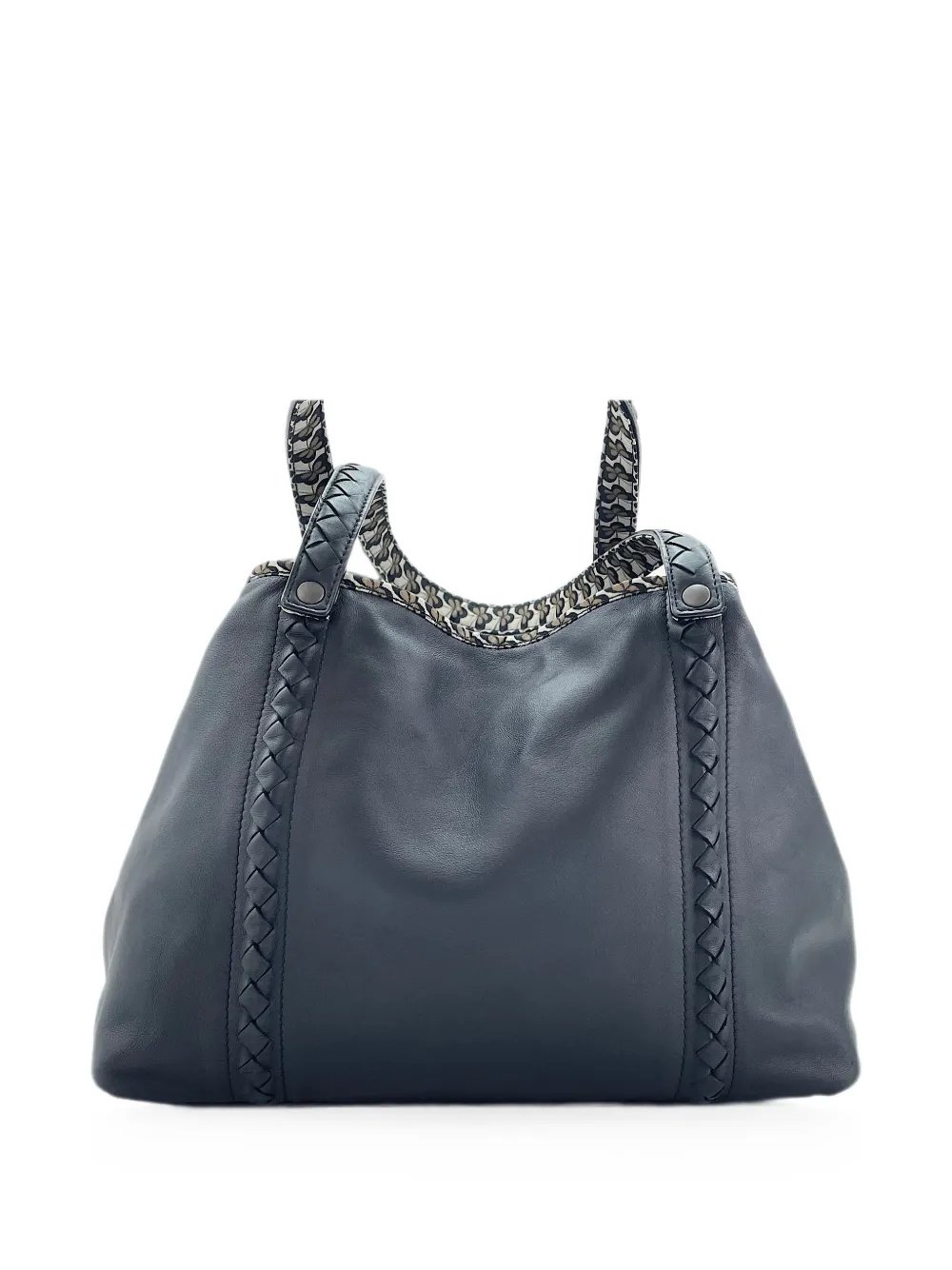 Intrecciato leather tote bag