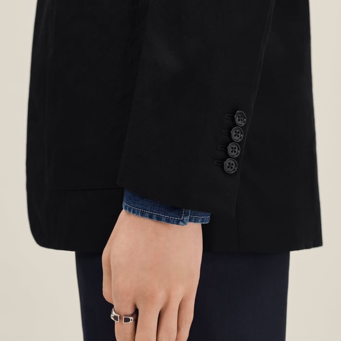 Noir "Surpiqures H" 24 Relax Jacket