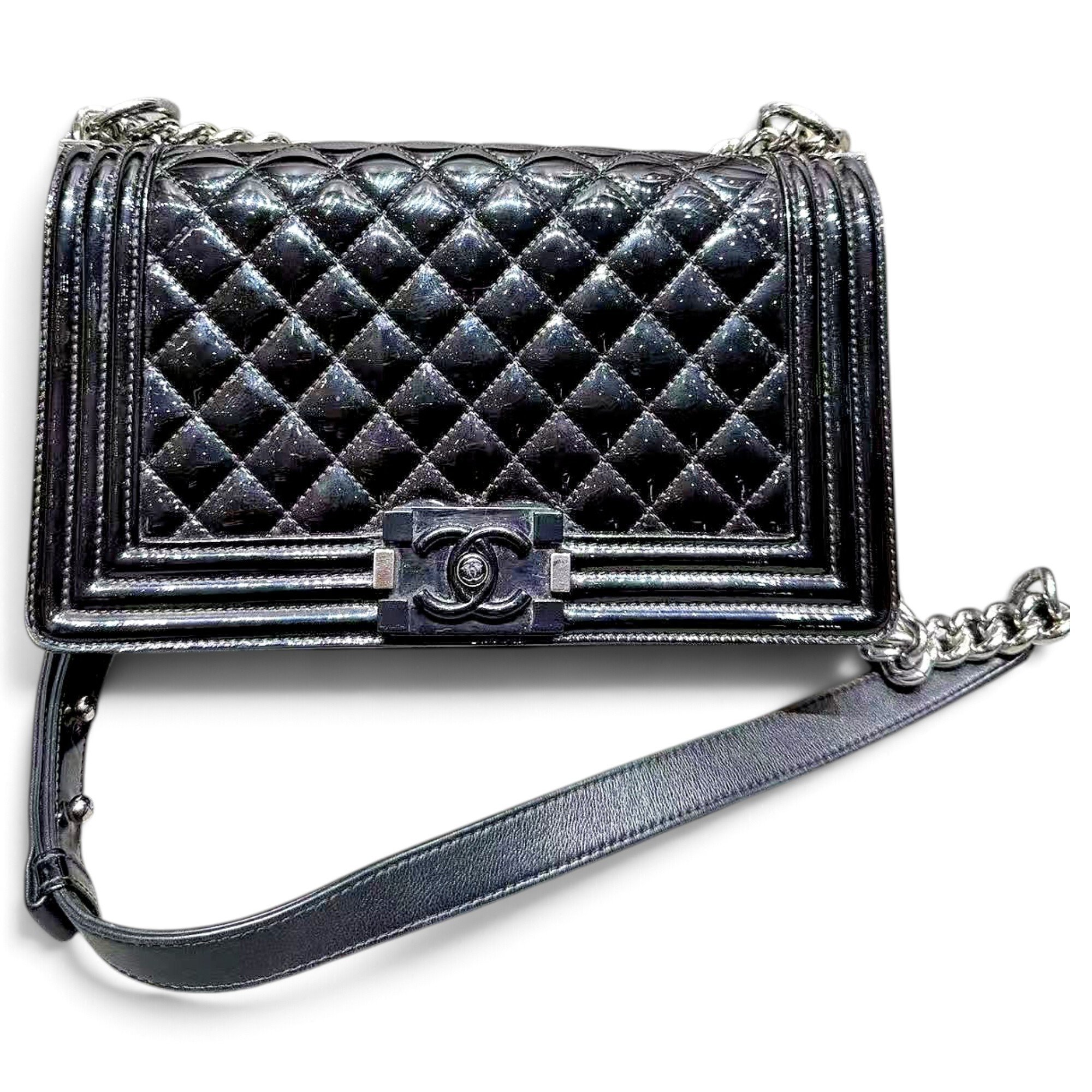 Boy leather crossbody bag