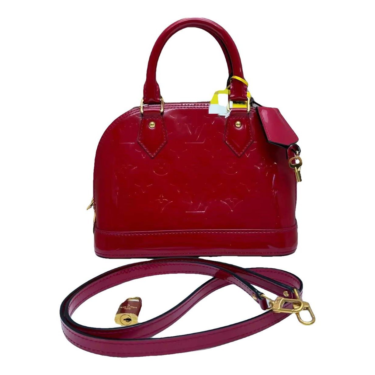 Alma patent leather handbag
