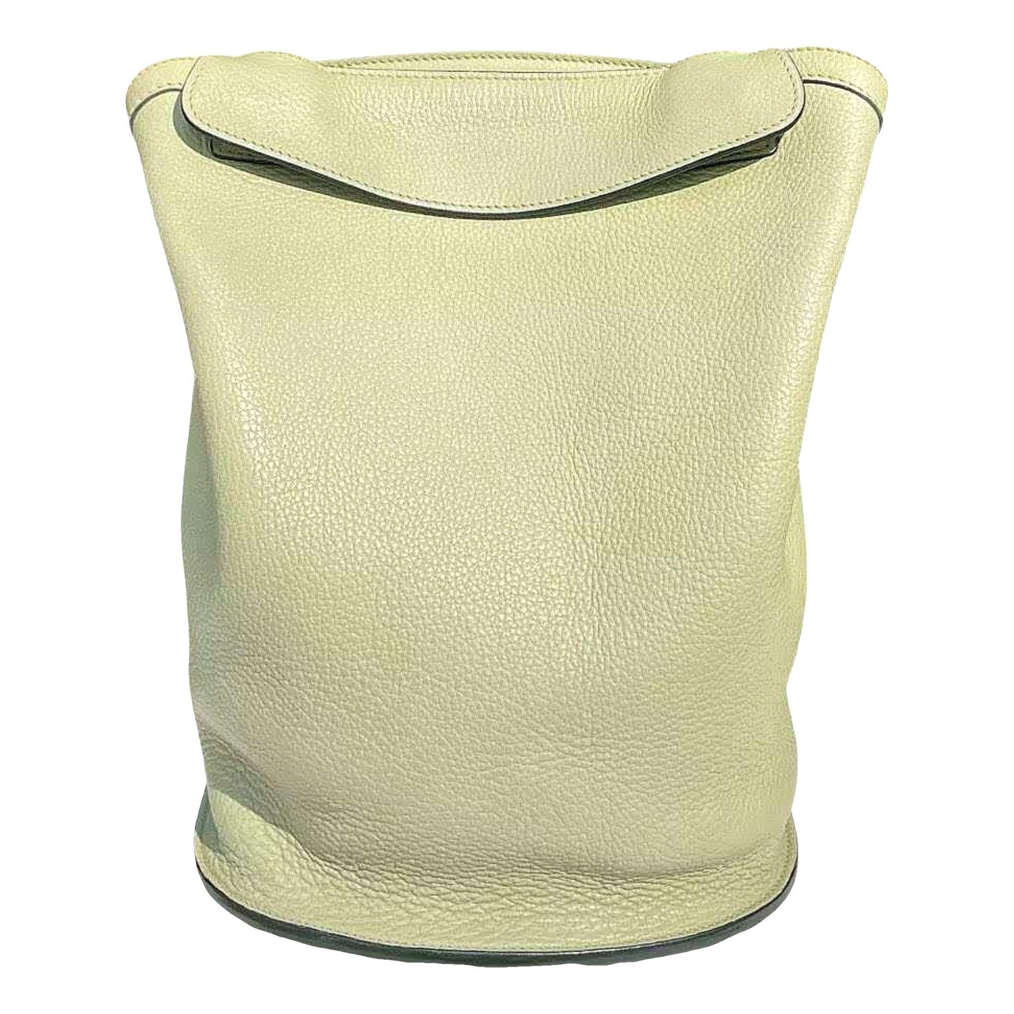 H leather handbag