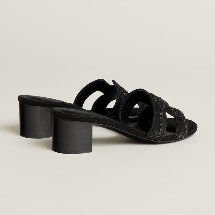 Noir Oasis Sandal