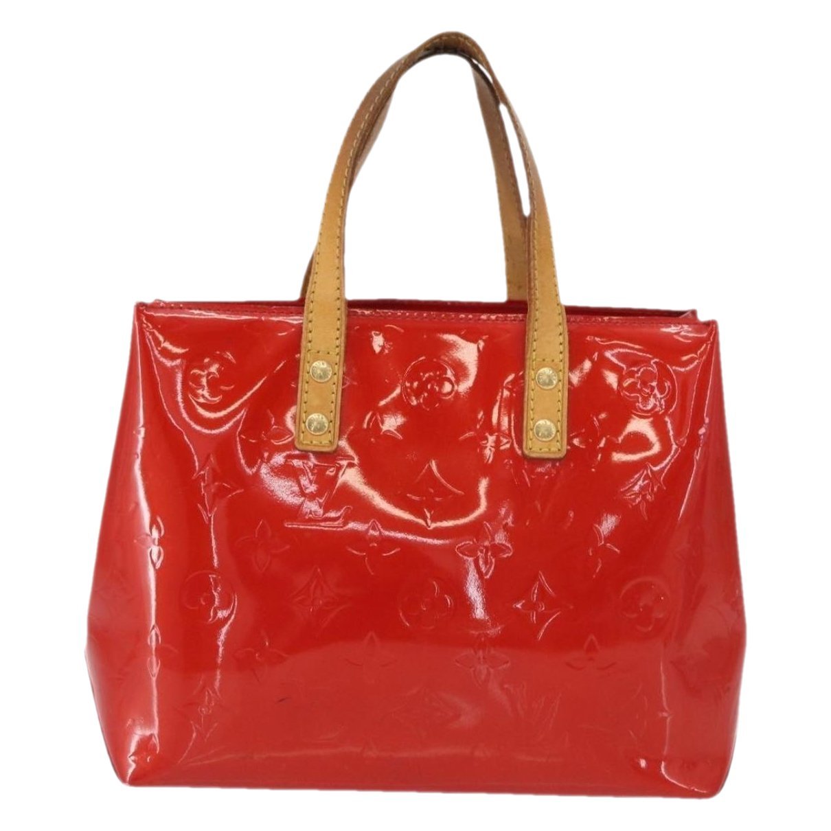 Reade patent leather handbag