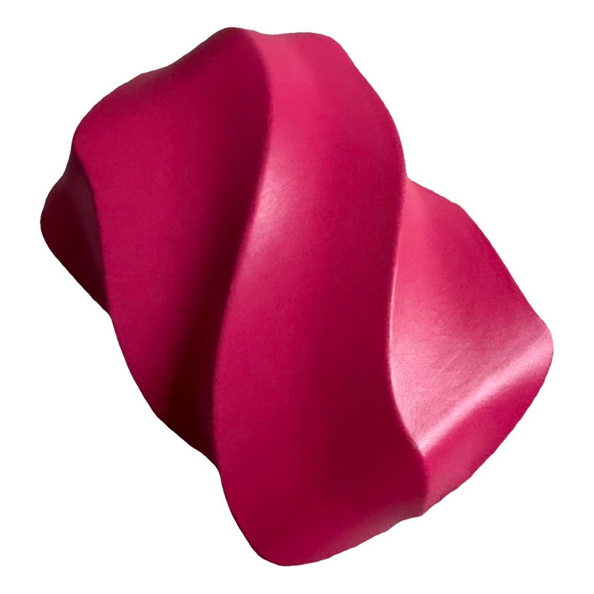 Whirl leather clutch bag