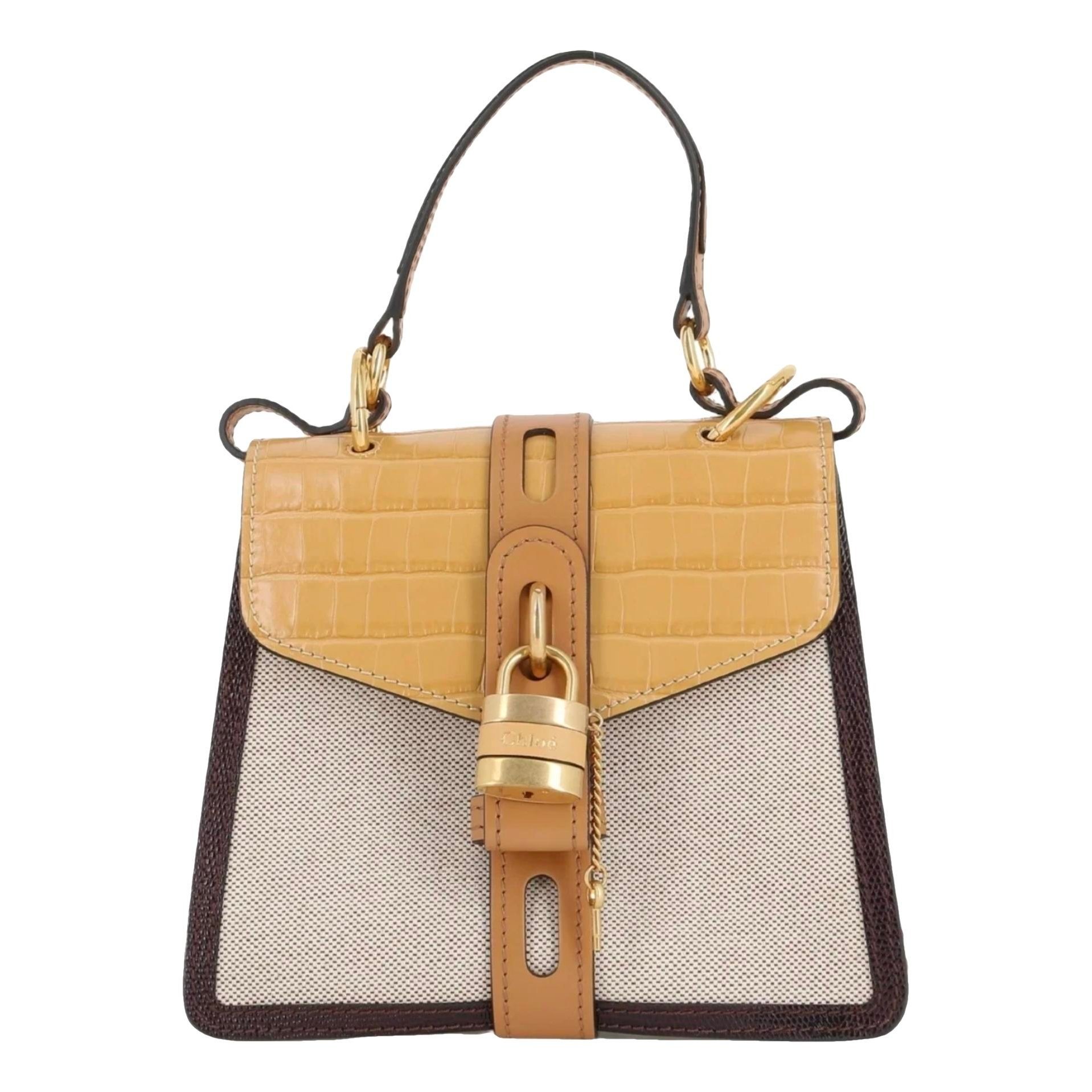 Aby leather handbag