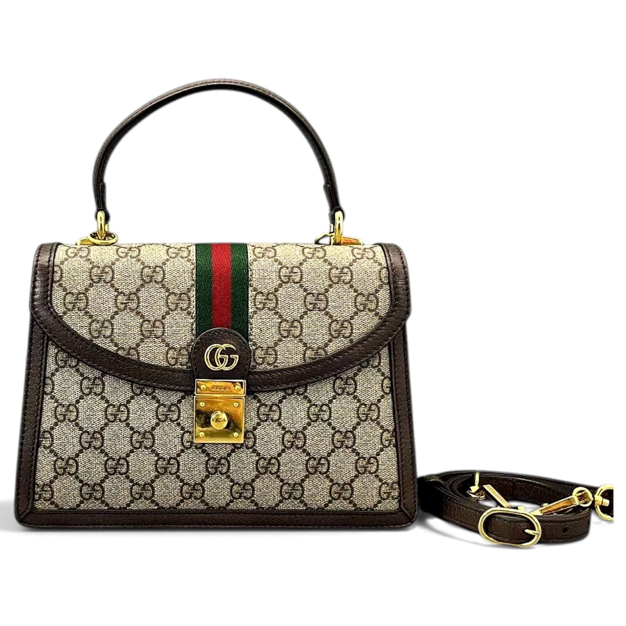Ophidia leather handbag