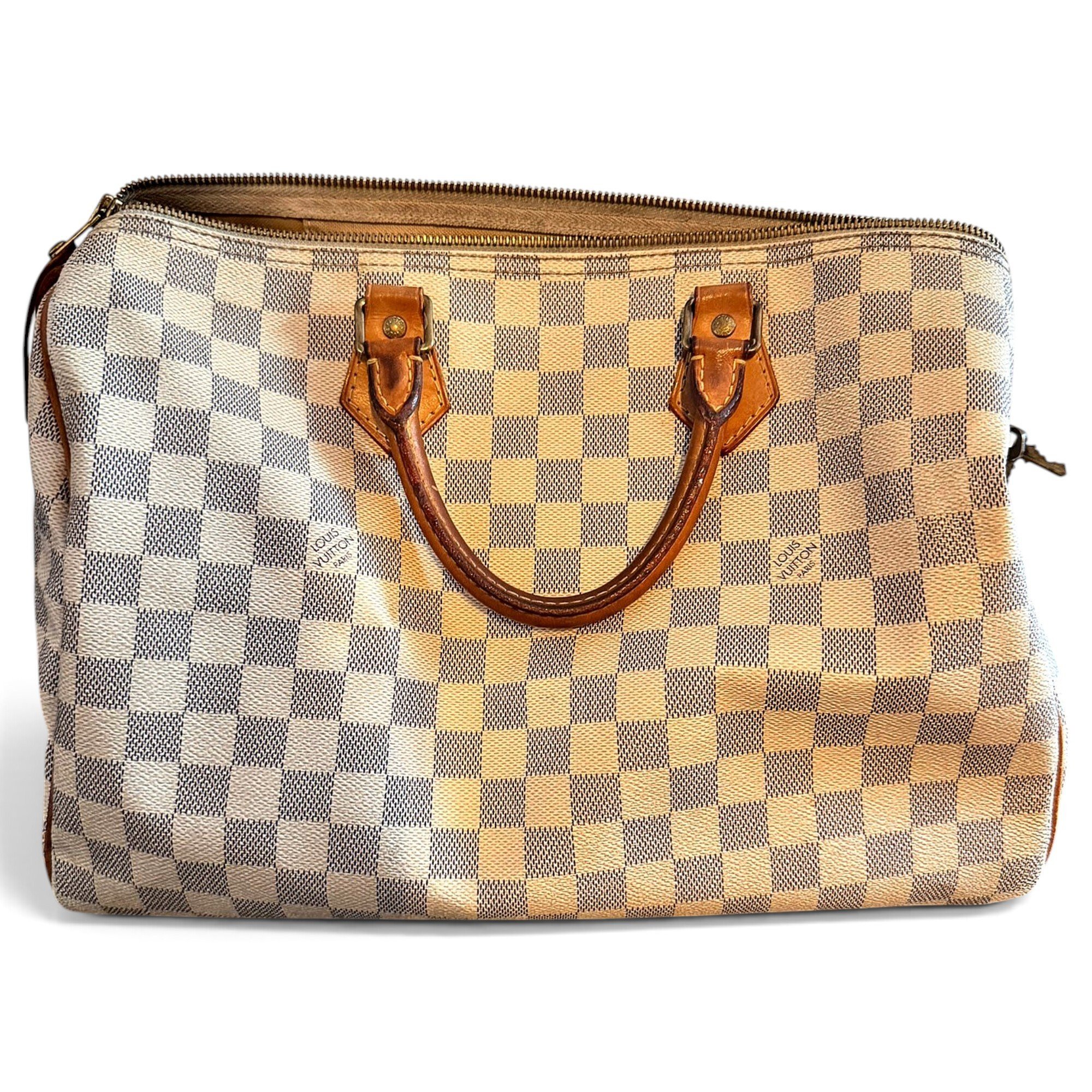 Louis Vuitton Speedy cloth handbag