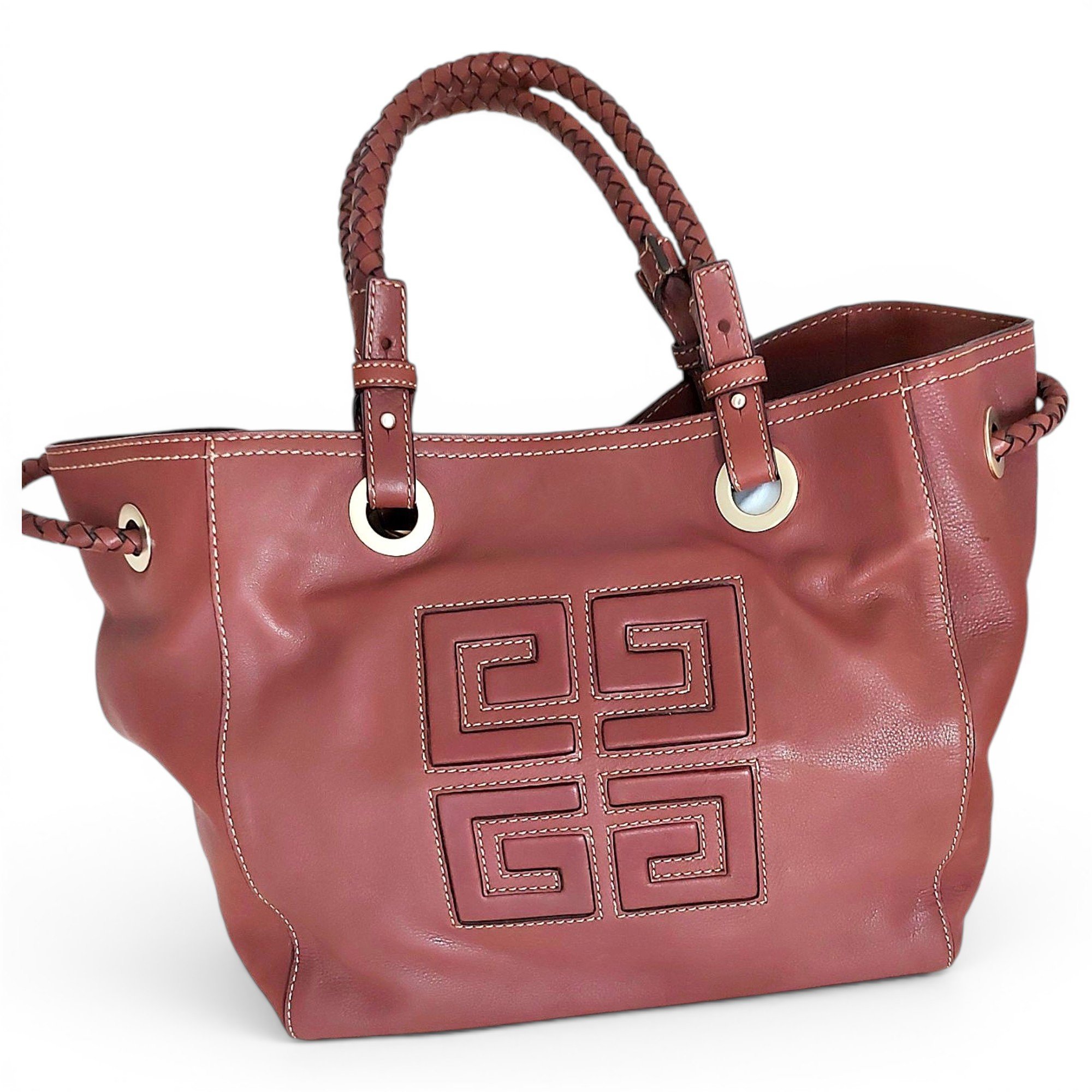 Leather handbag