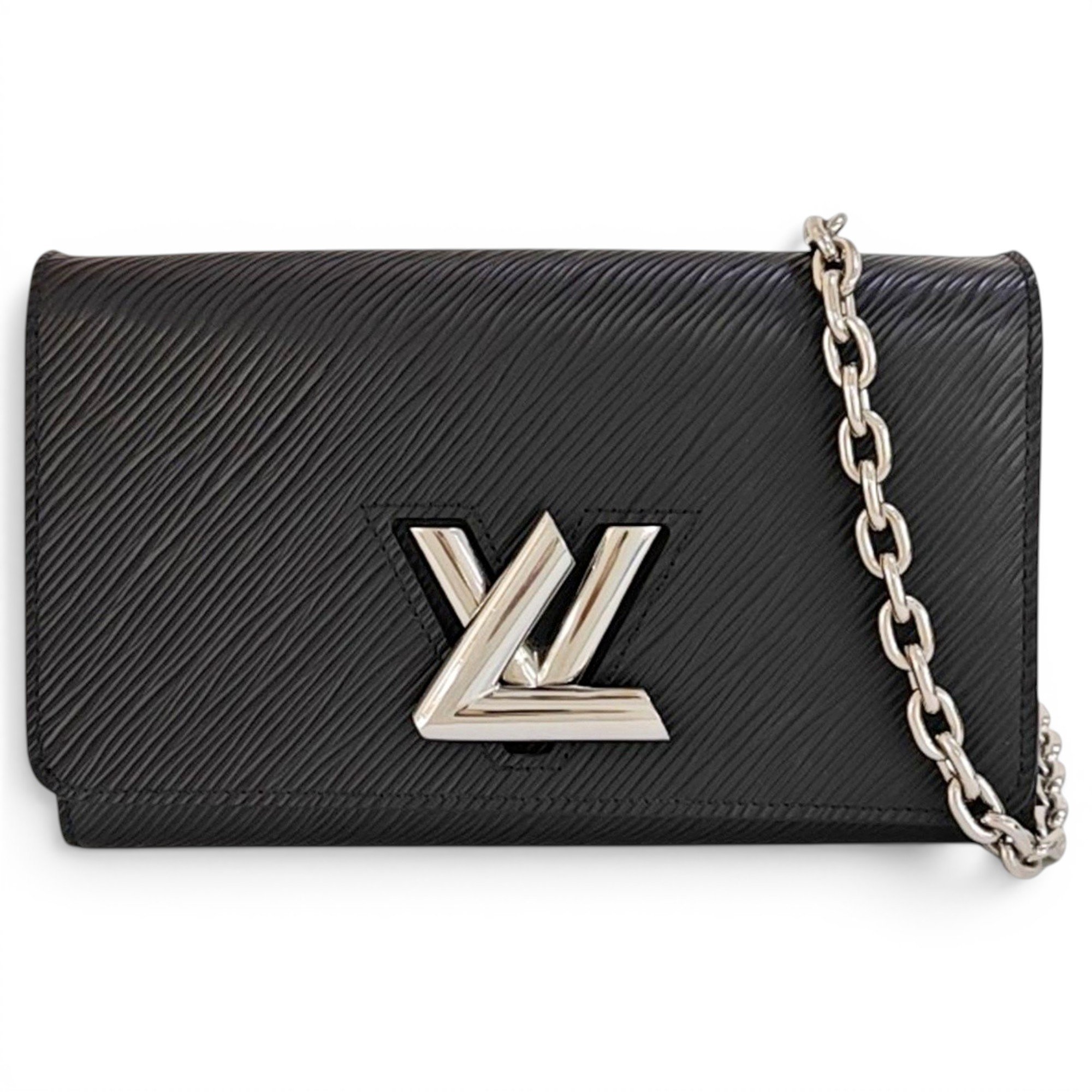 Twist leather handbag