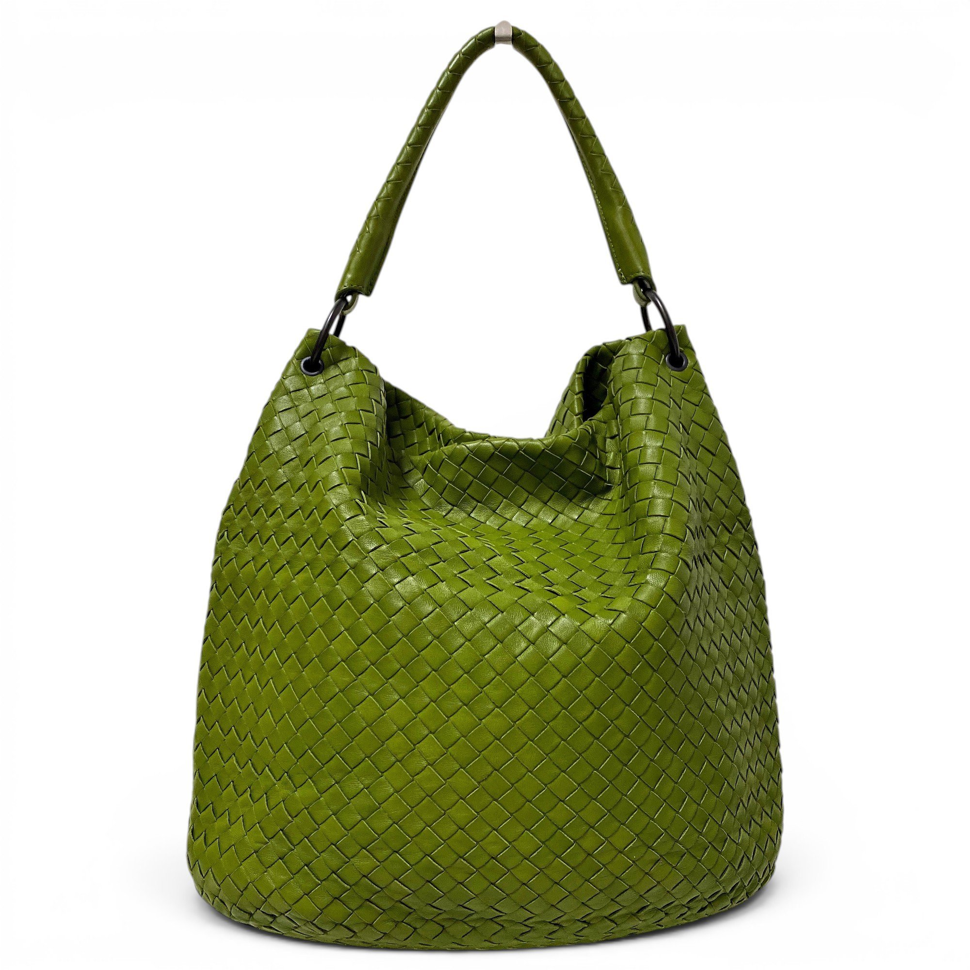 Parachute leather handbag
