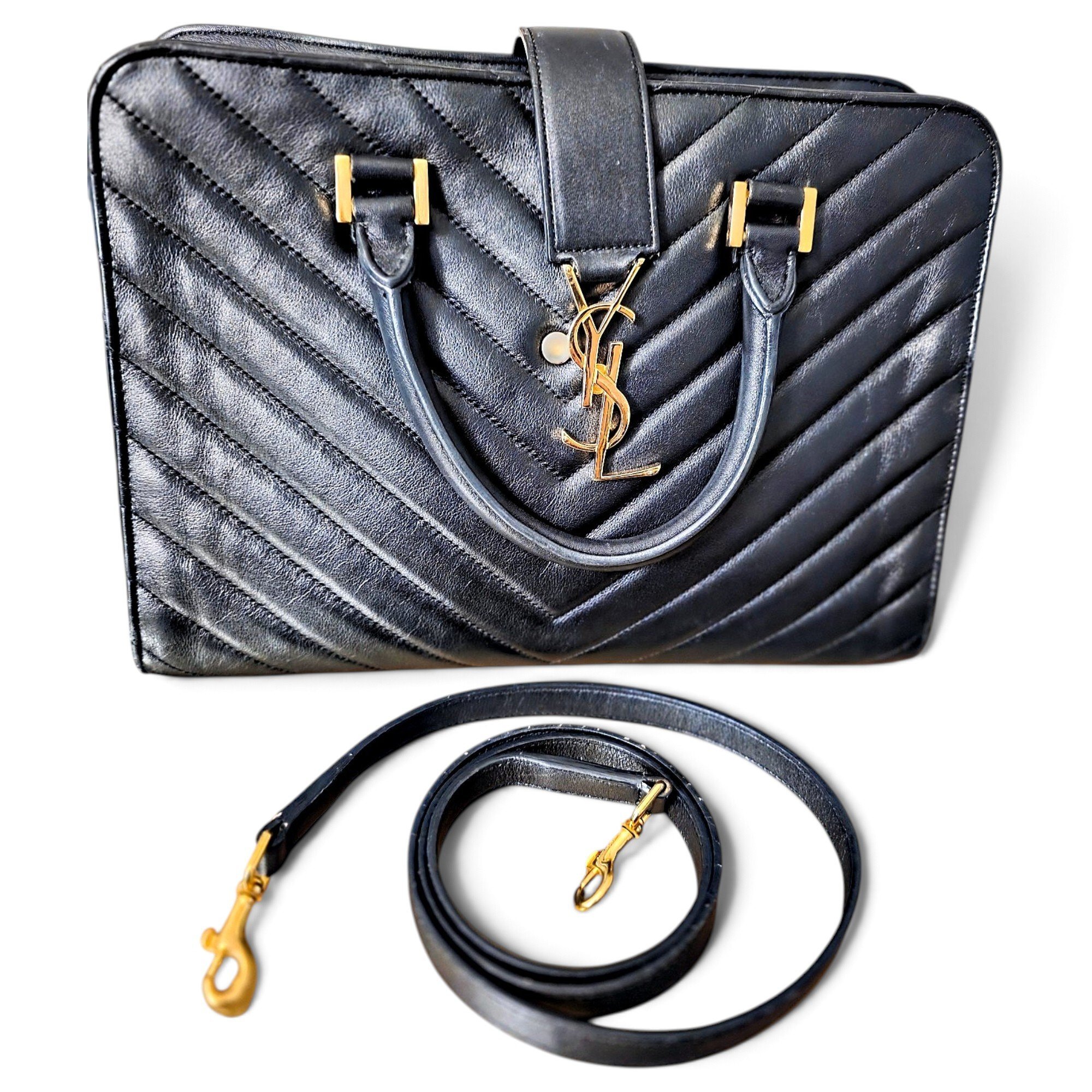 Leather handbag