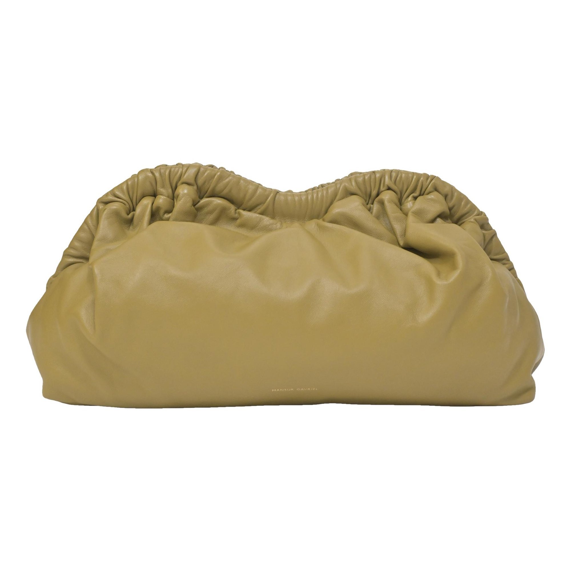 Mansur Gavriel Cloud leather clutch bag