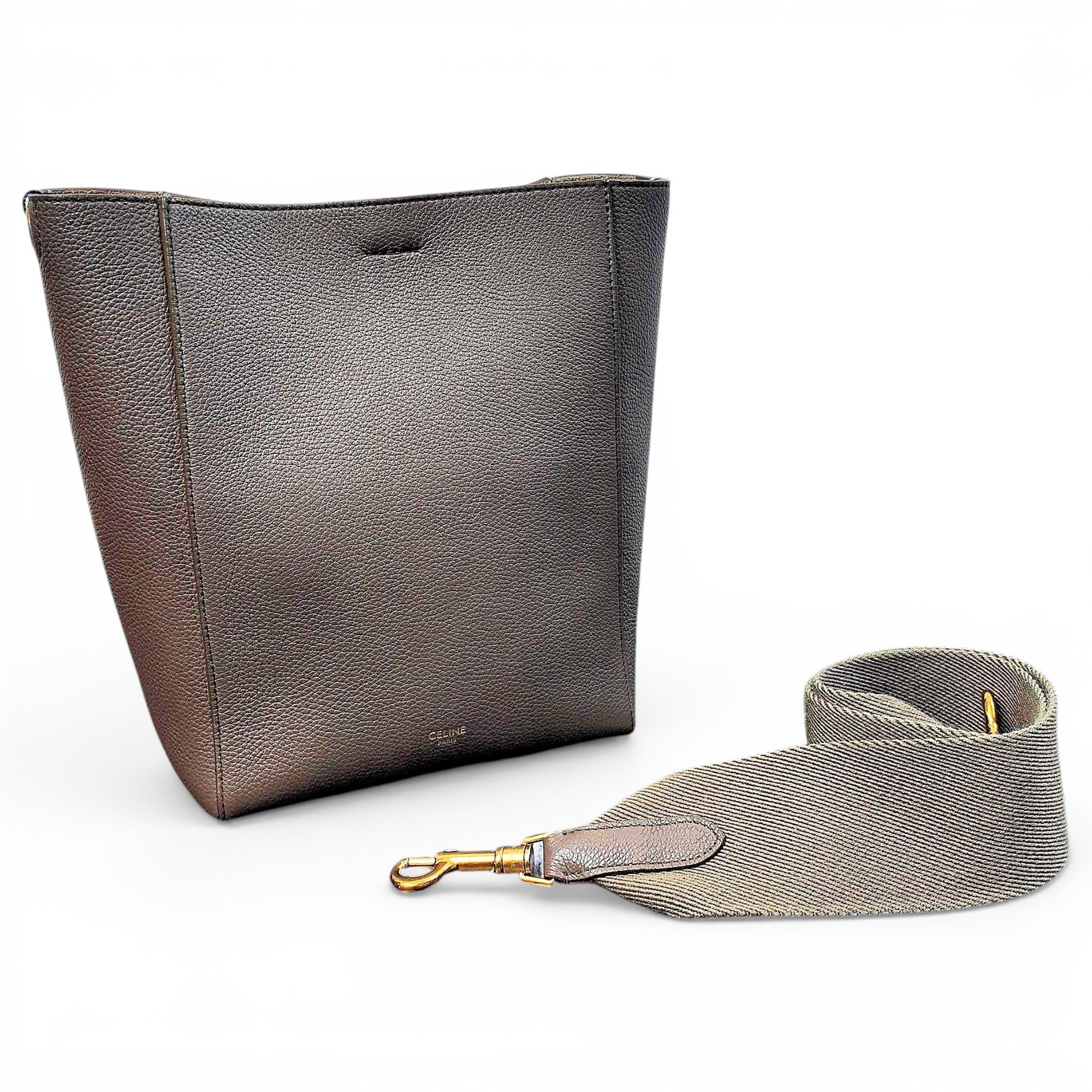 Seau Sangle leather tote