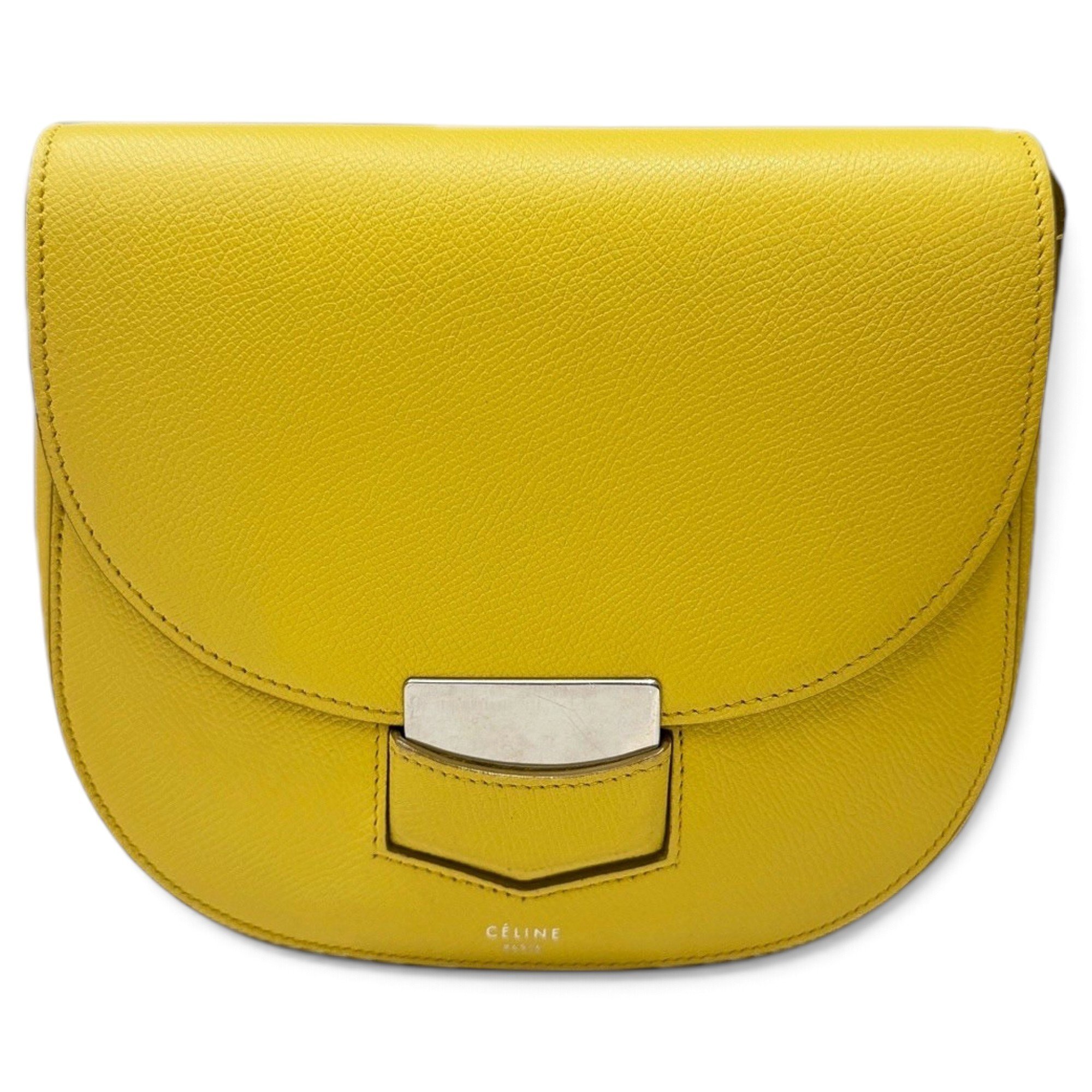 Trotteur leather handbag