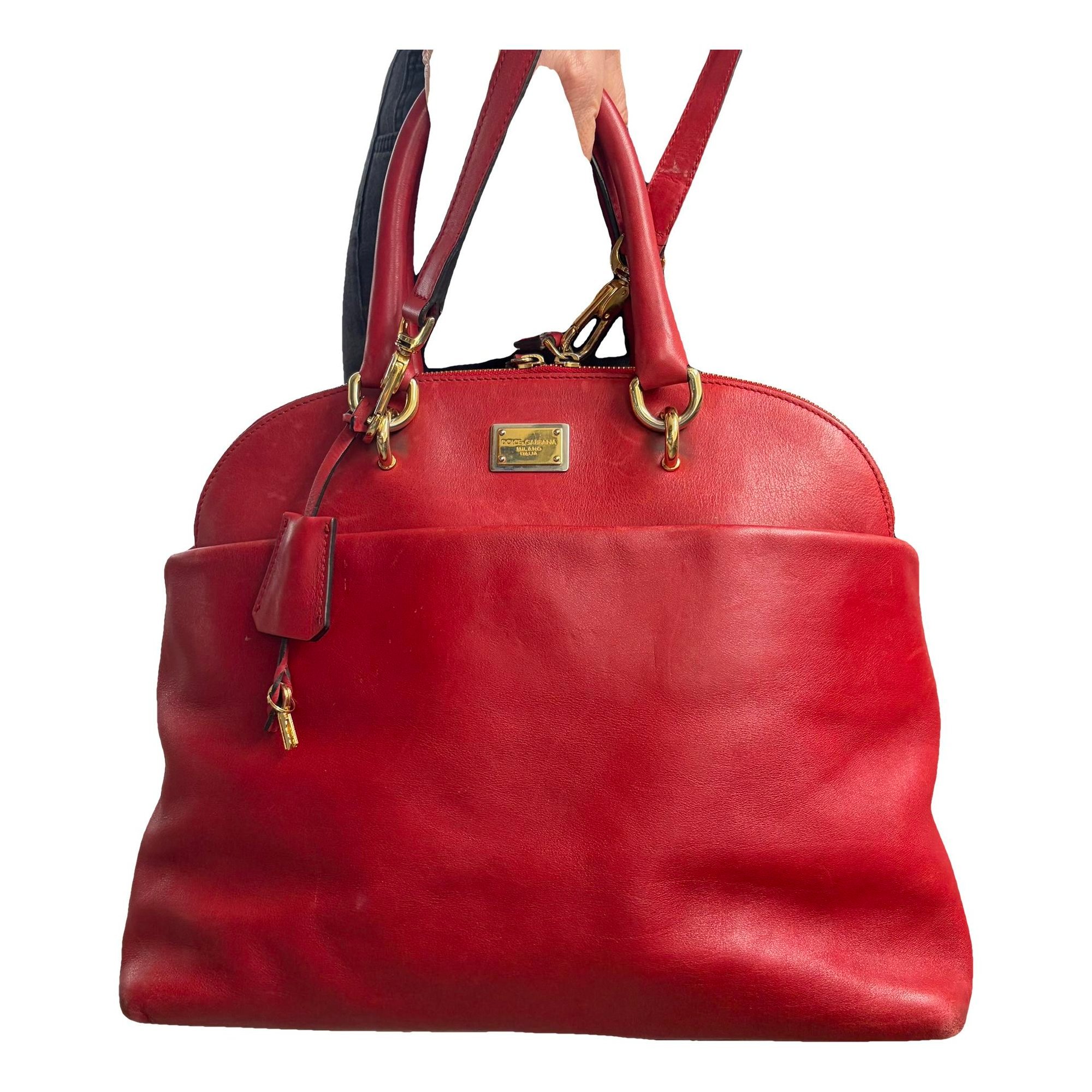 Leather handbag