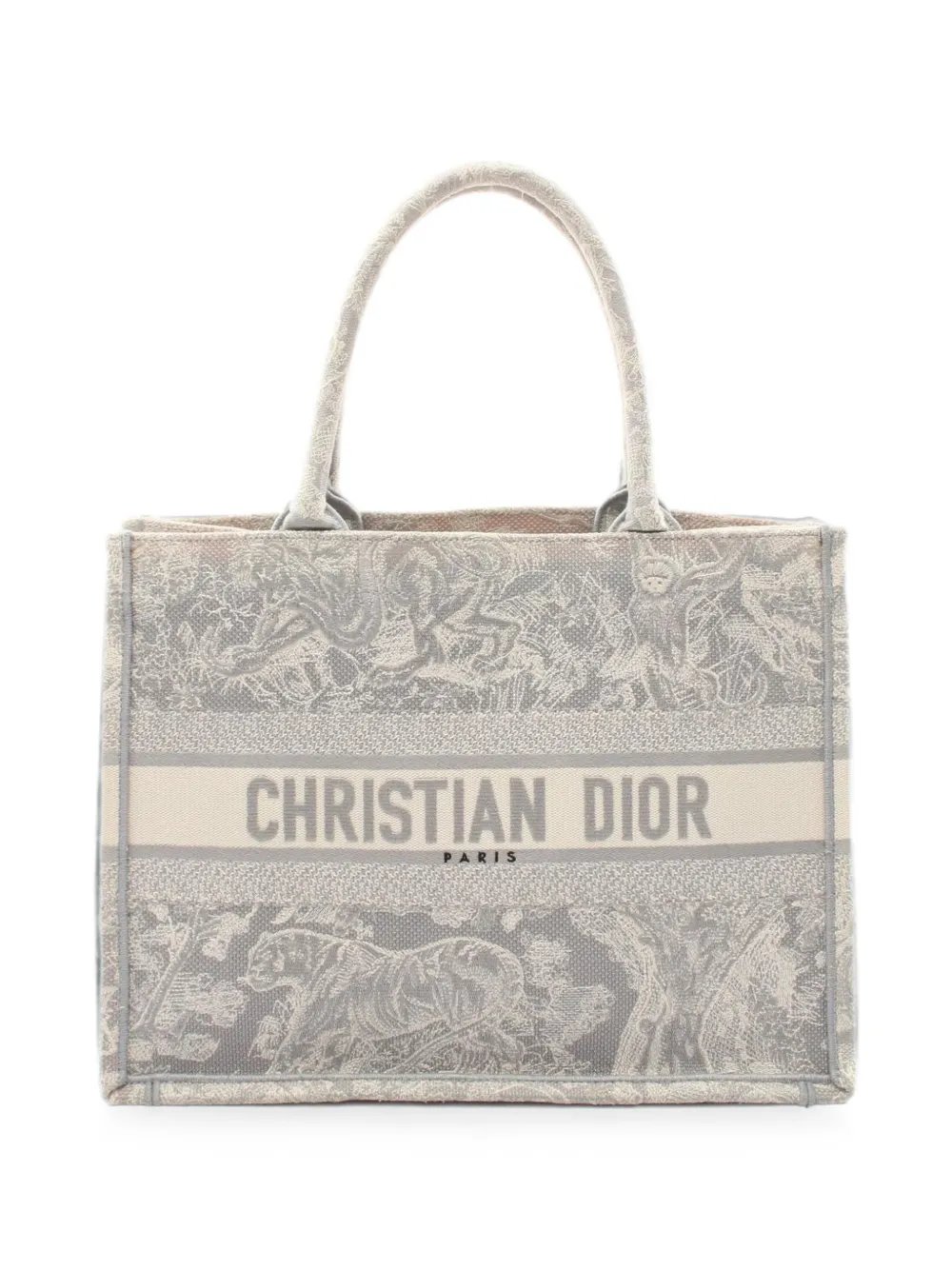 Book Tote Toile de Jouy tote bag