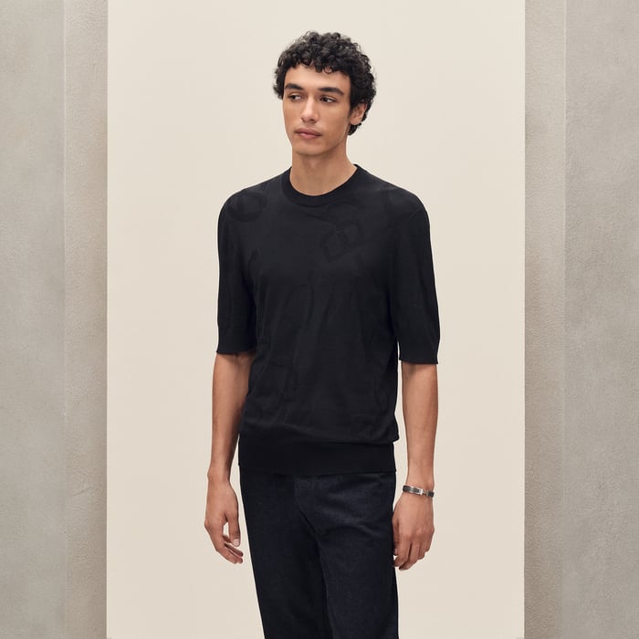 Noir "Calligraphie Equestre" Crewneck Sweater