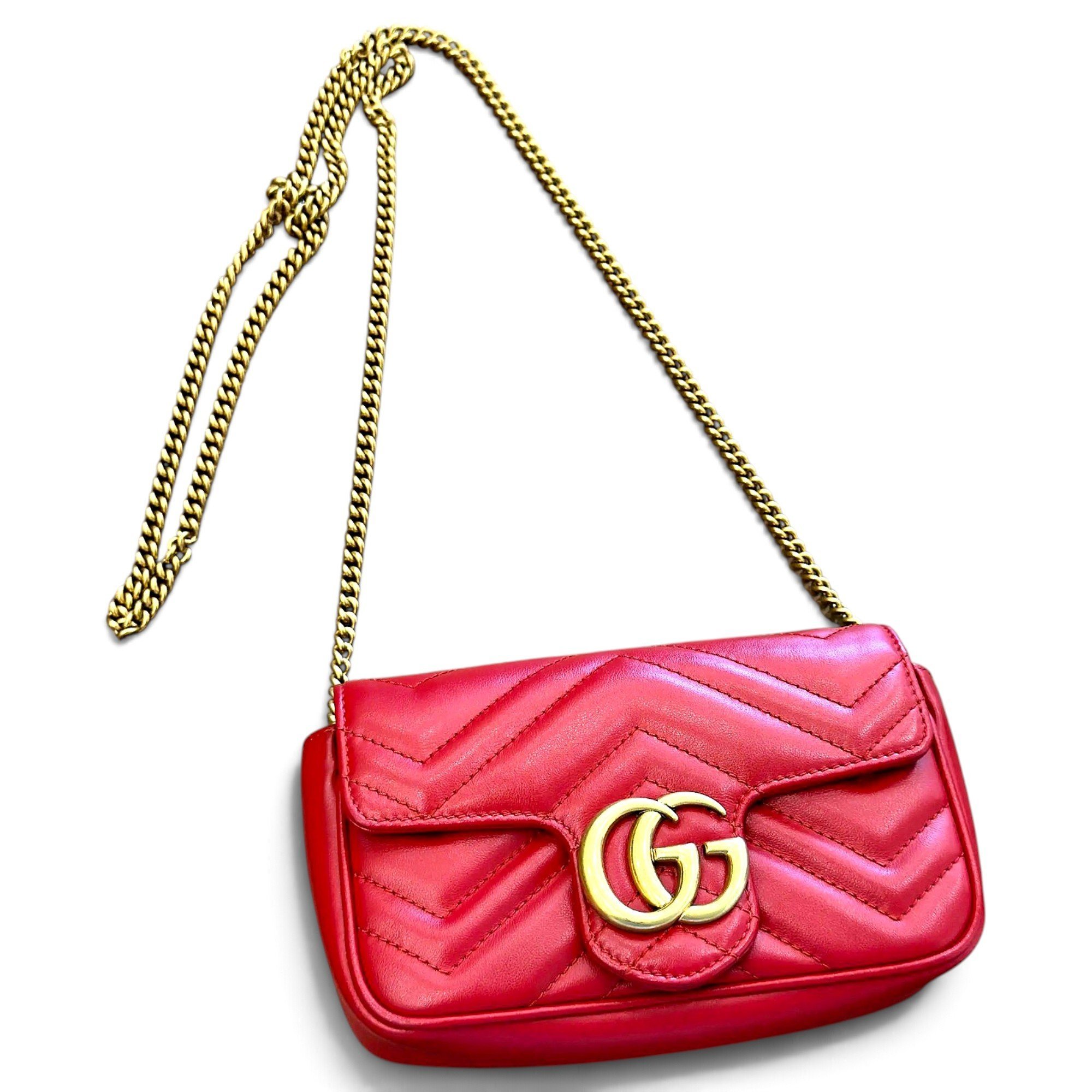 GG Marmont Flap leather crossbody bag