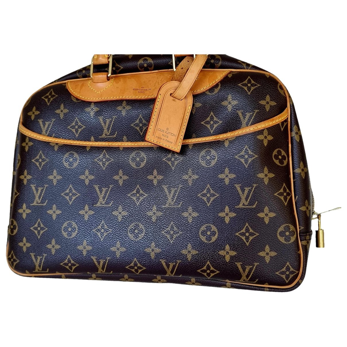 Deauville leather handbag