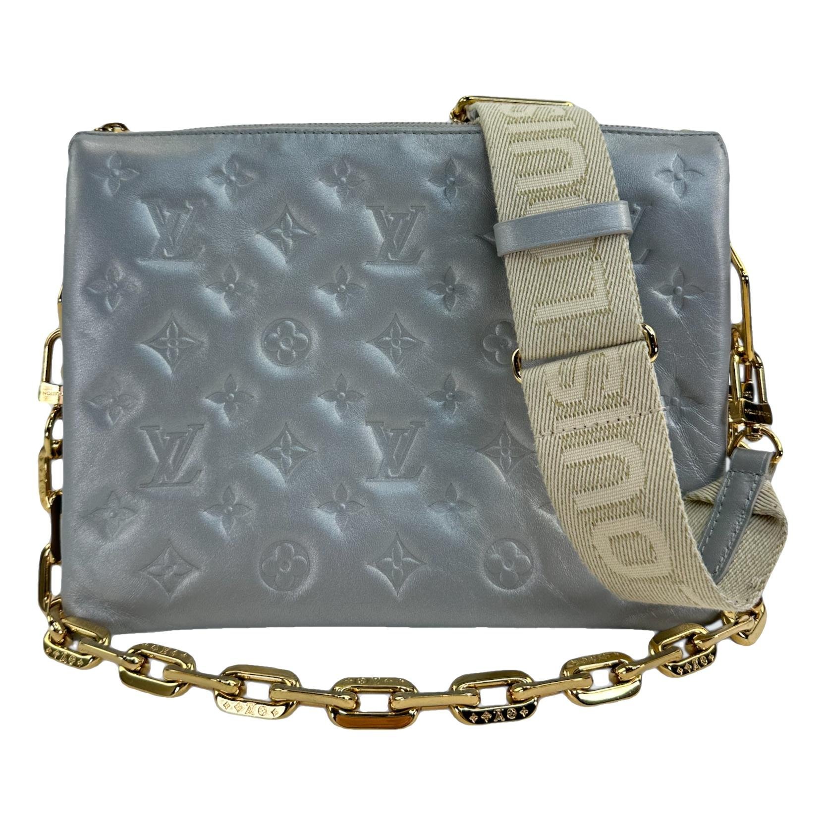 Coussin leather handbag