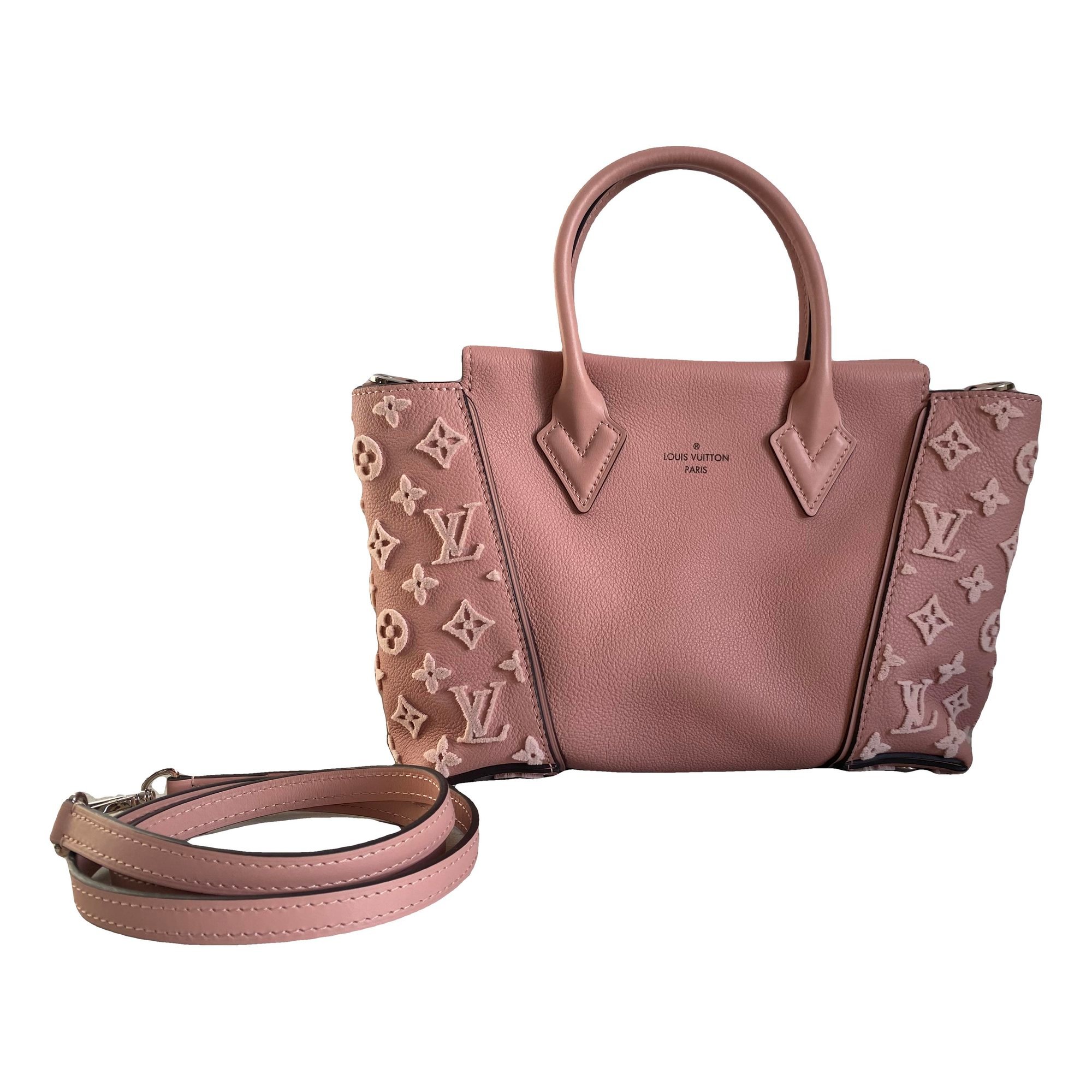 Tote W leather crossbody bag