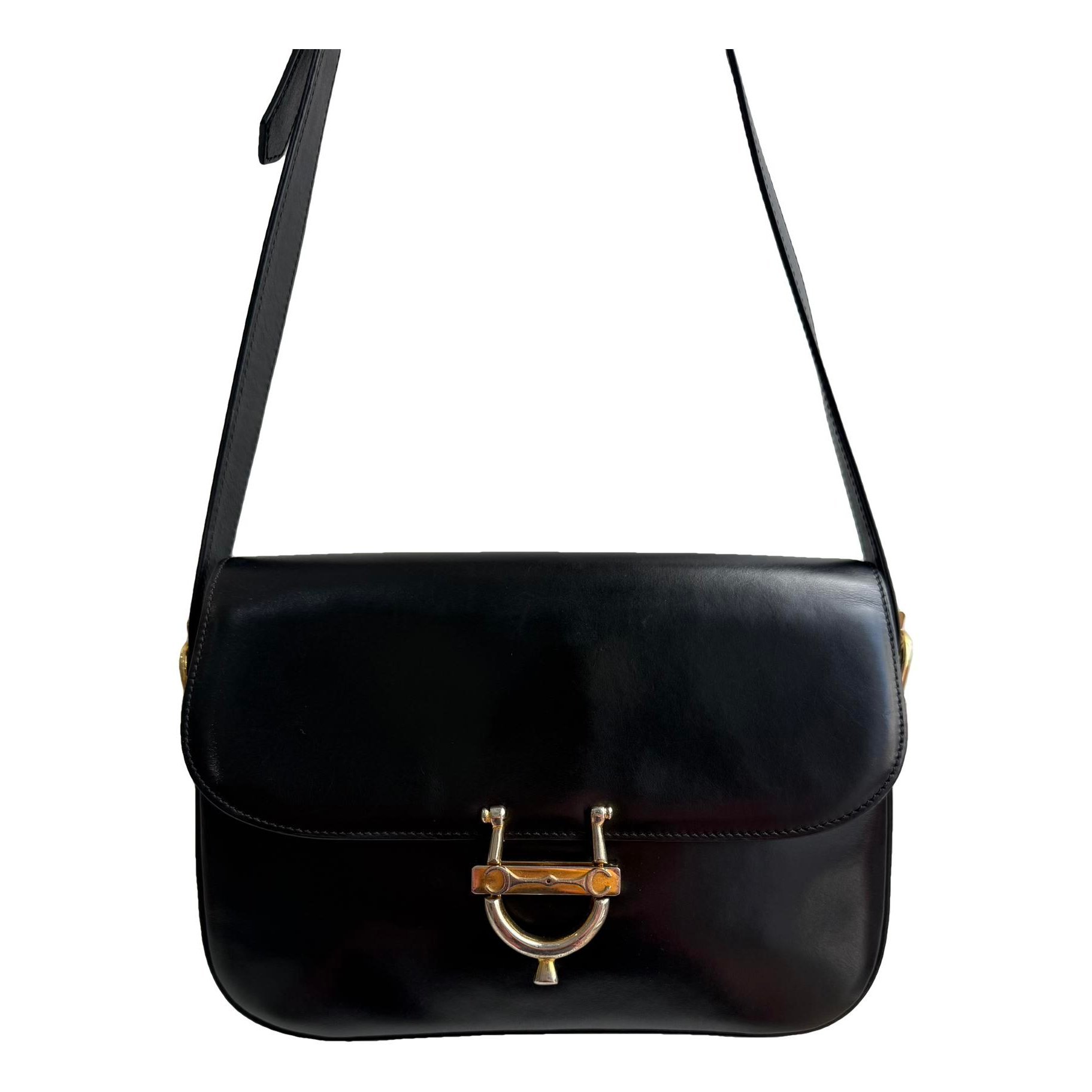Triomphe leather crossbody bag