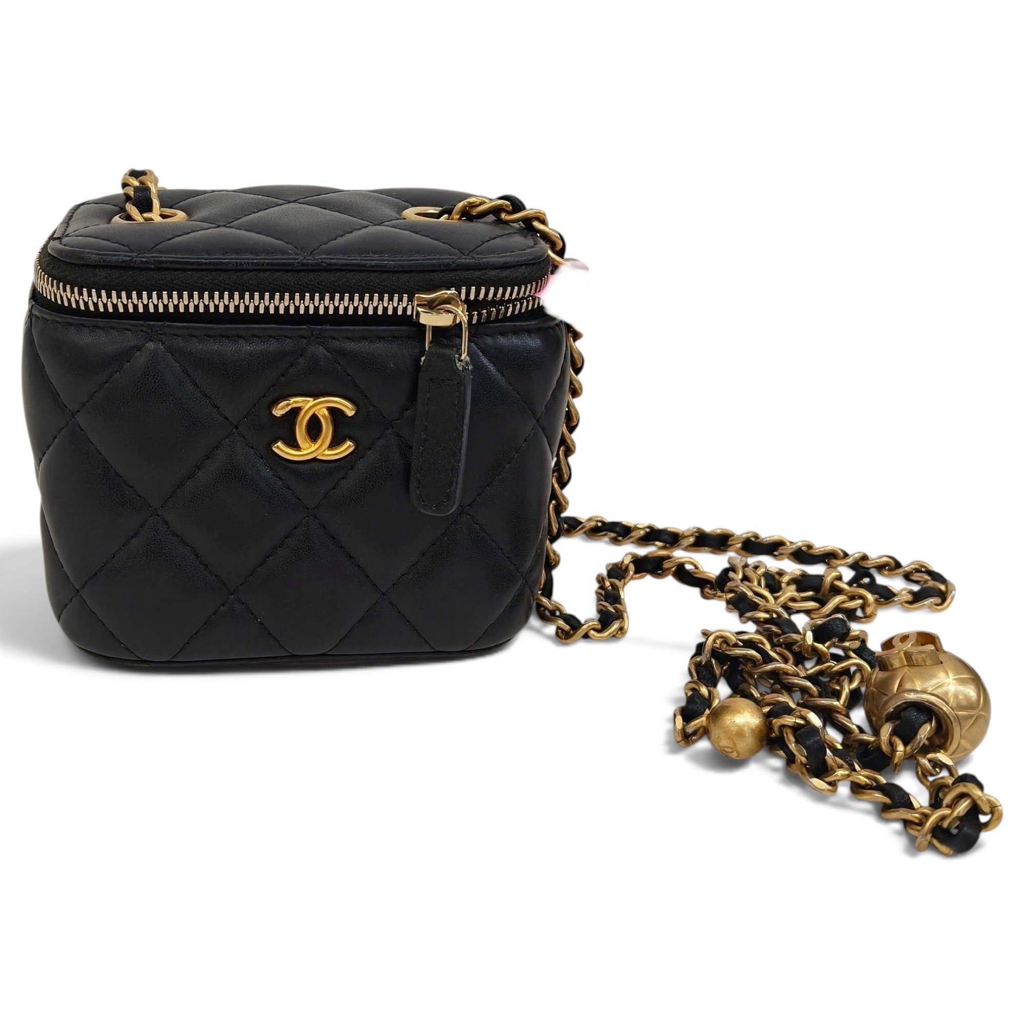 Vanity leather mini bag