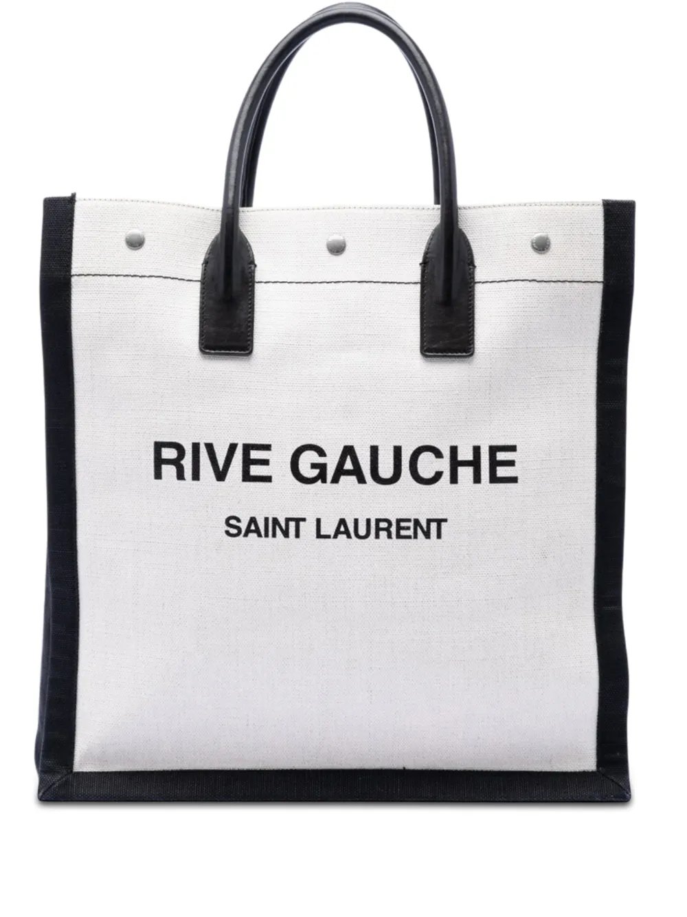 2021 Linen Rive Gauche North South tote bag