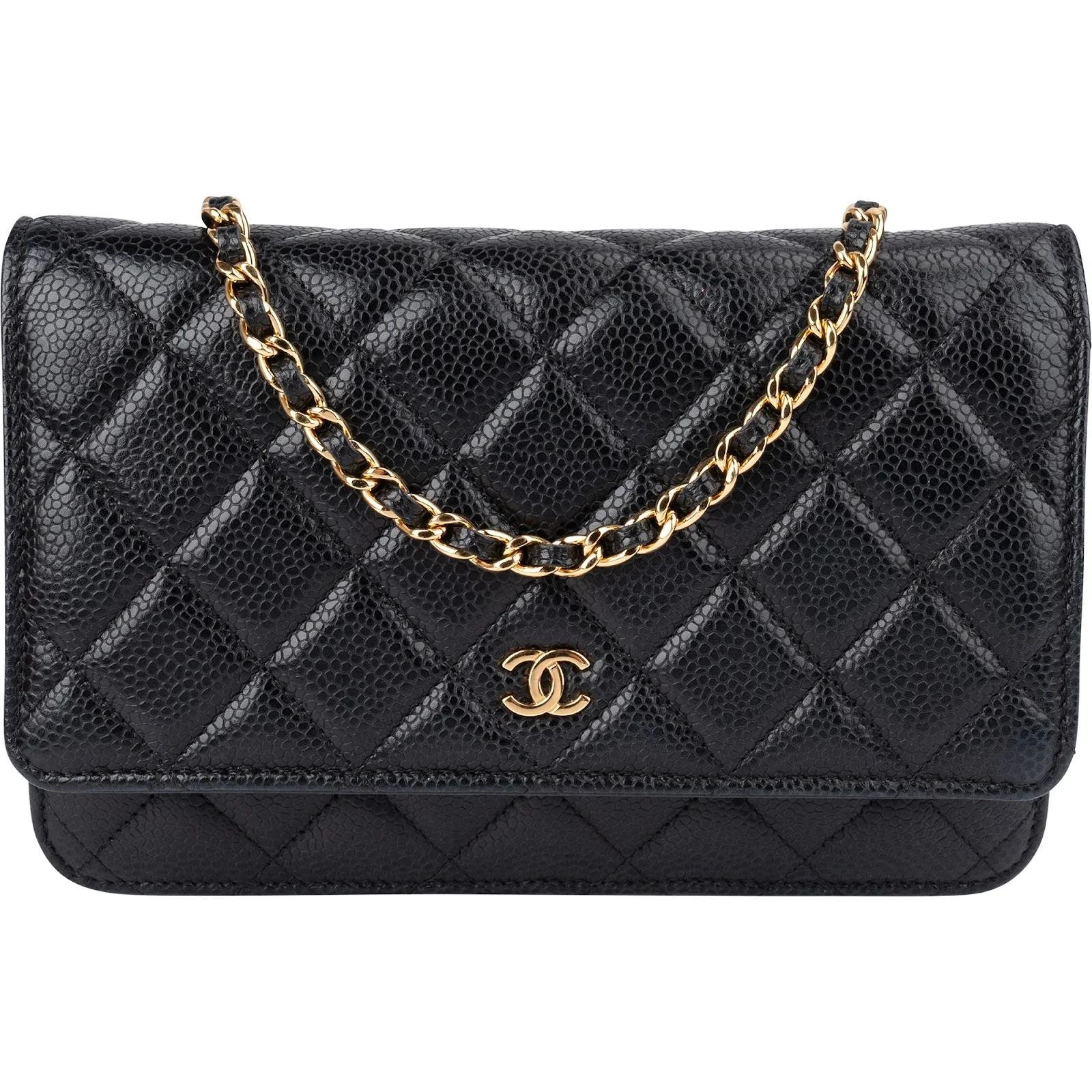 Wallet On Chain Timeless/Classique leather crossbody bag