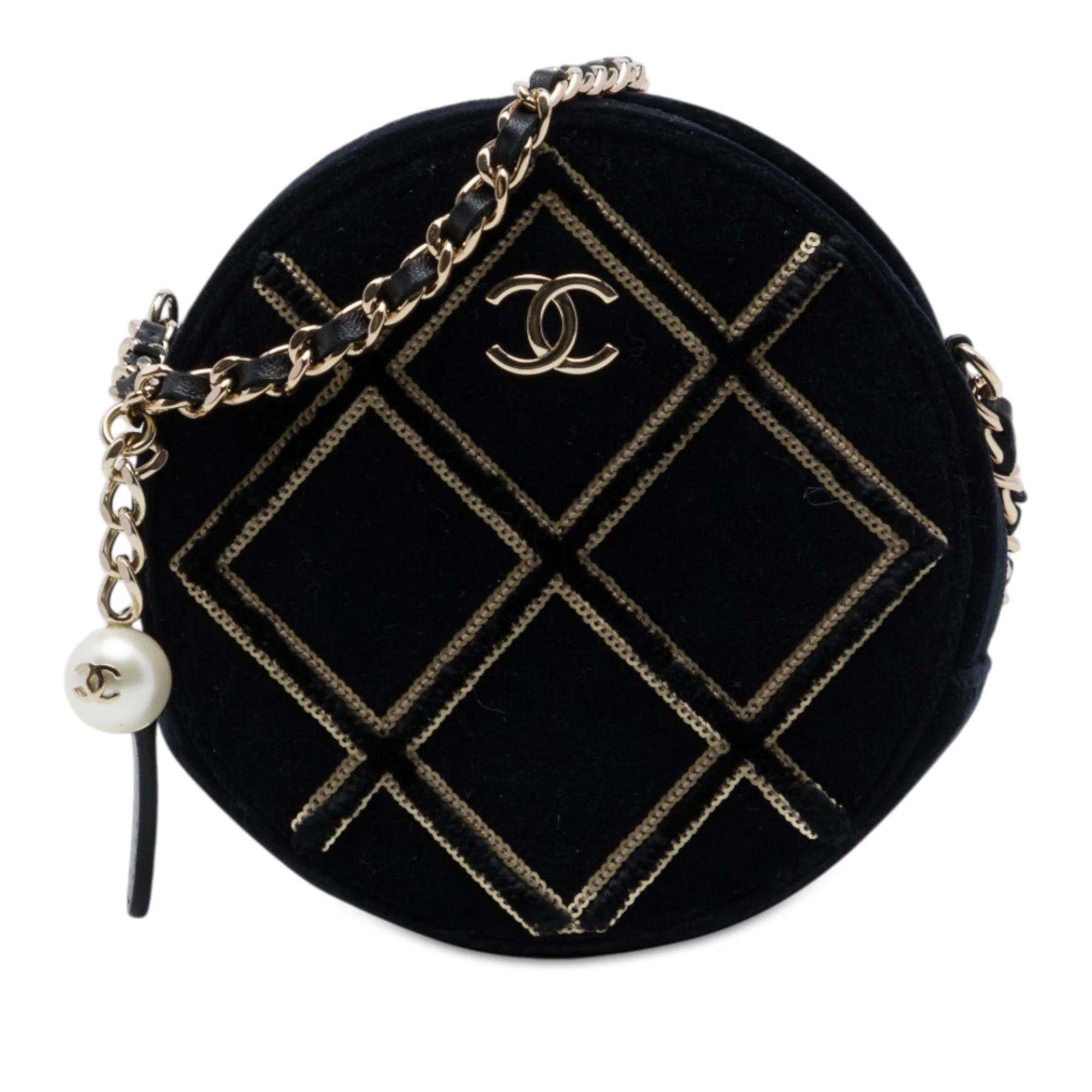 Velvet handbag