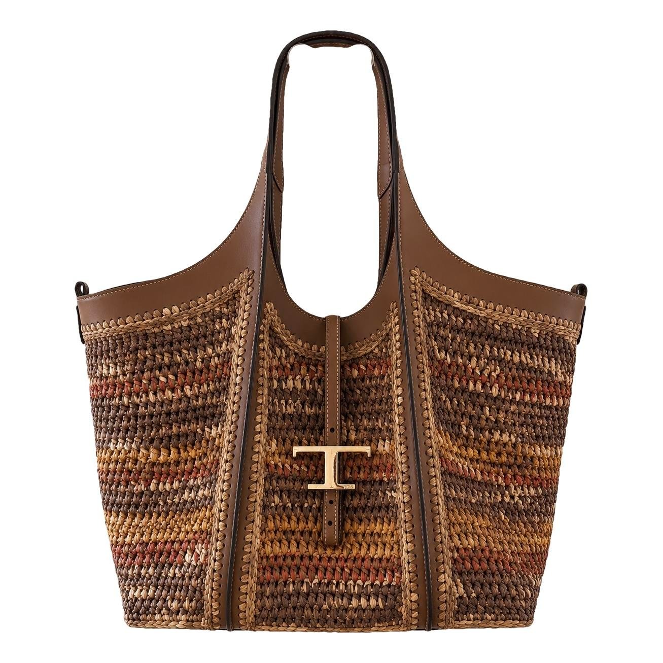 Leather tote