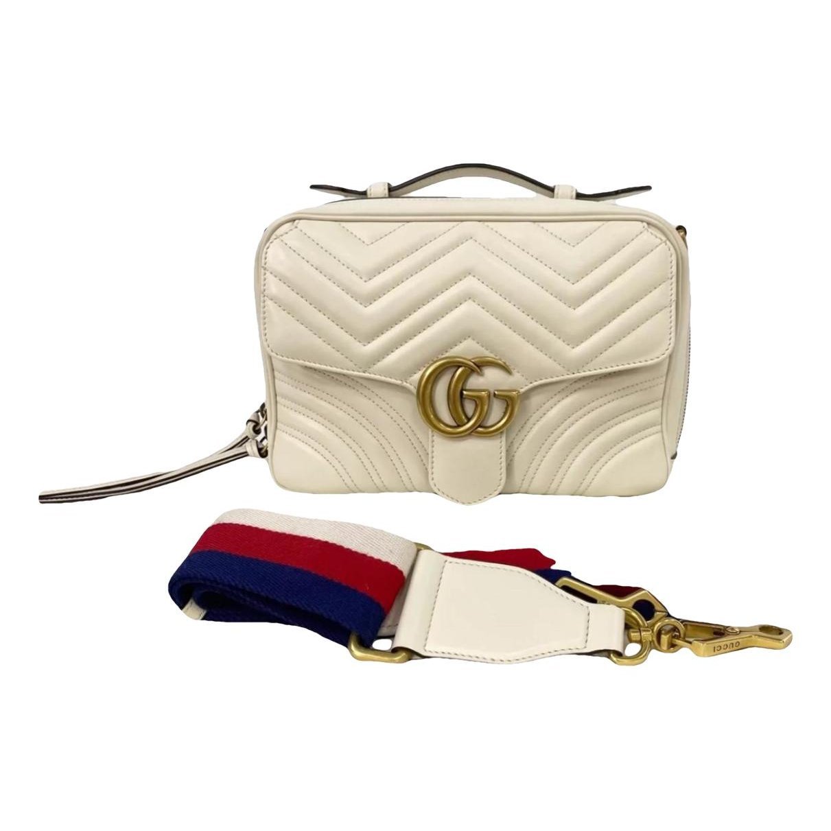 GG Marmont Flap leather handbag