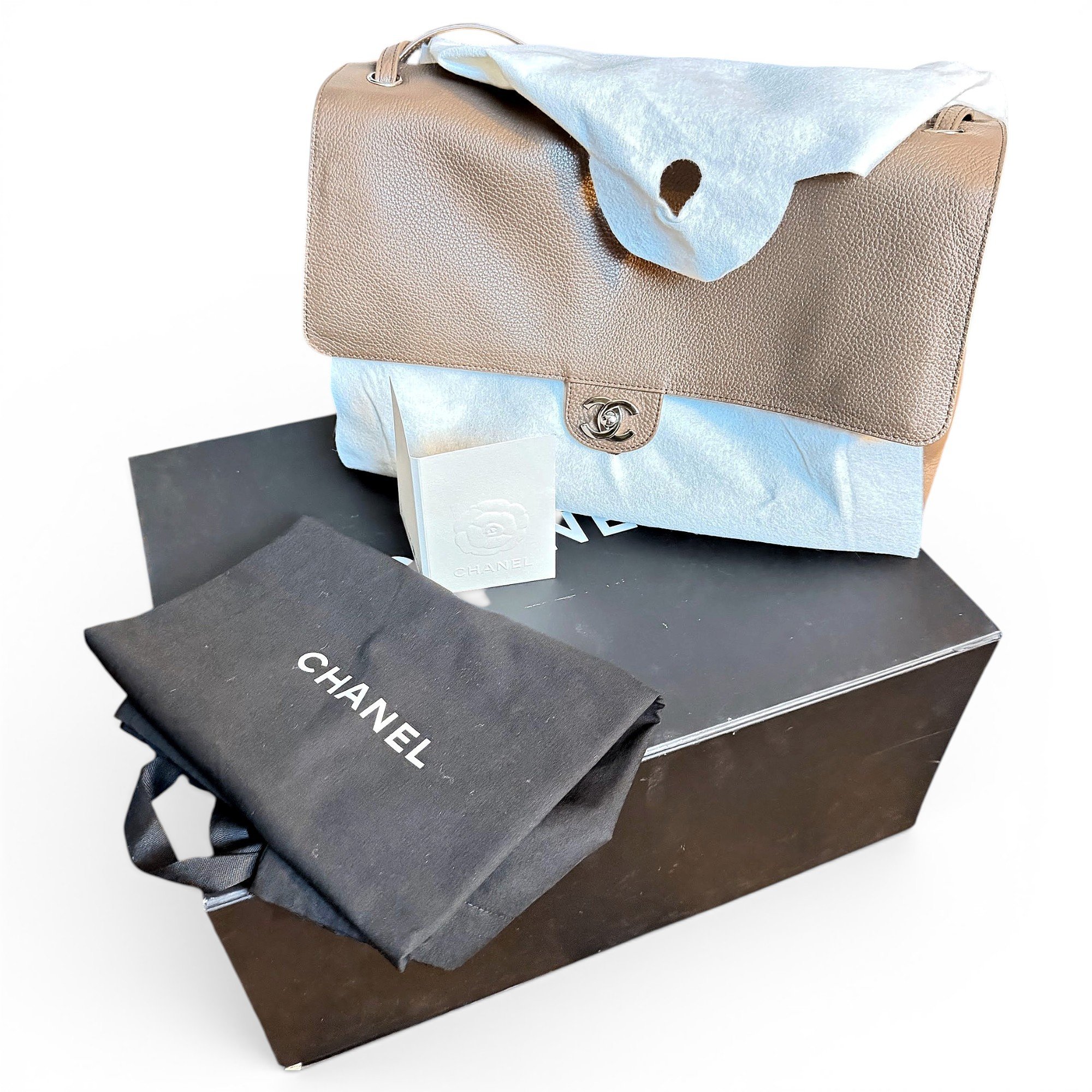 Leather tote