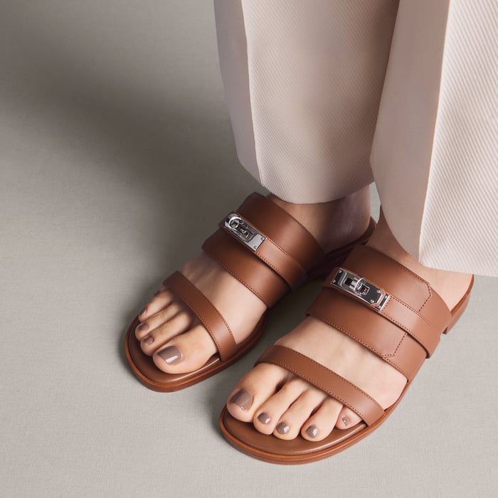 Gold Nina Sandal