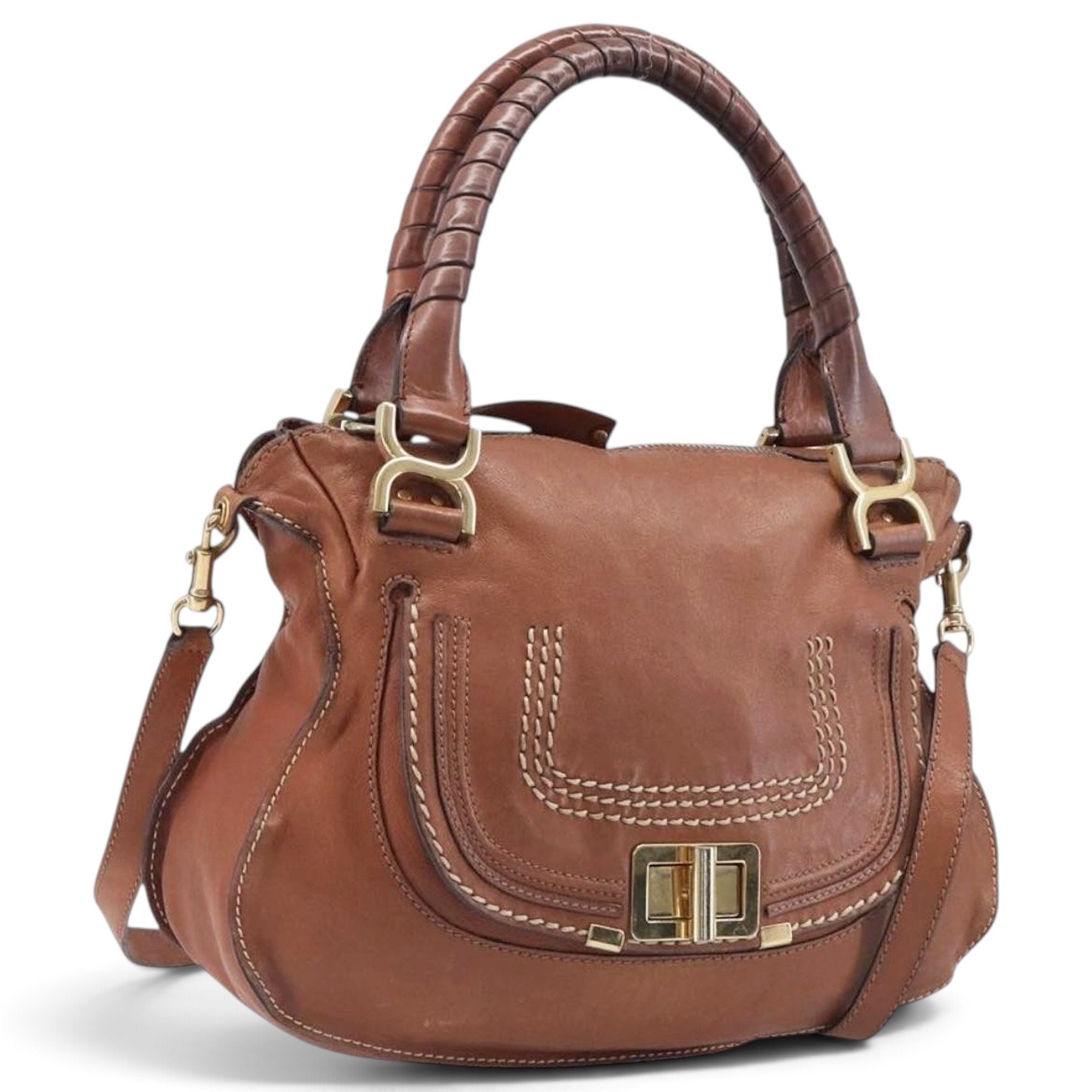 Marcie leather handbag