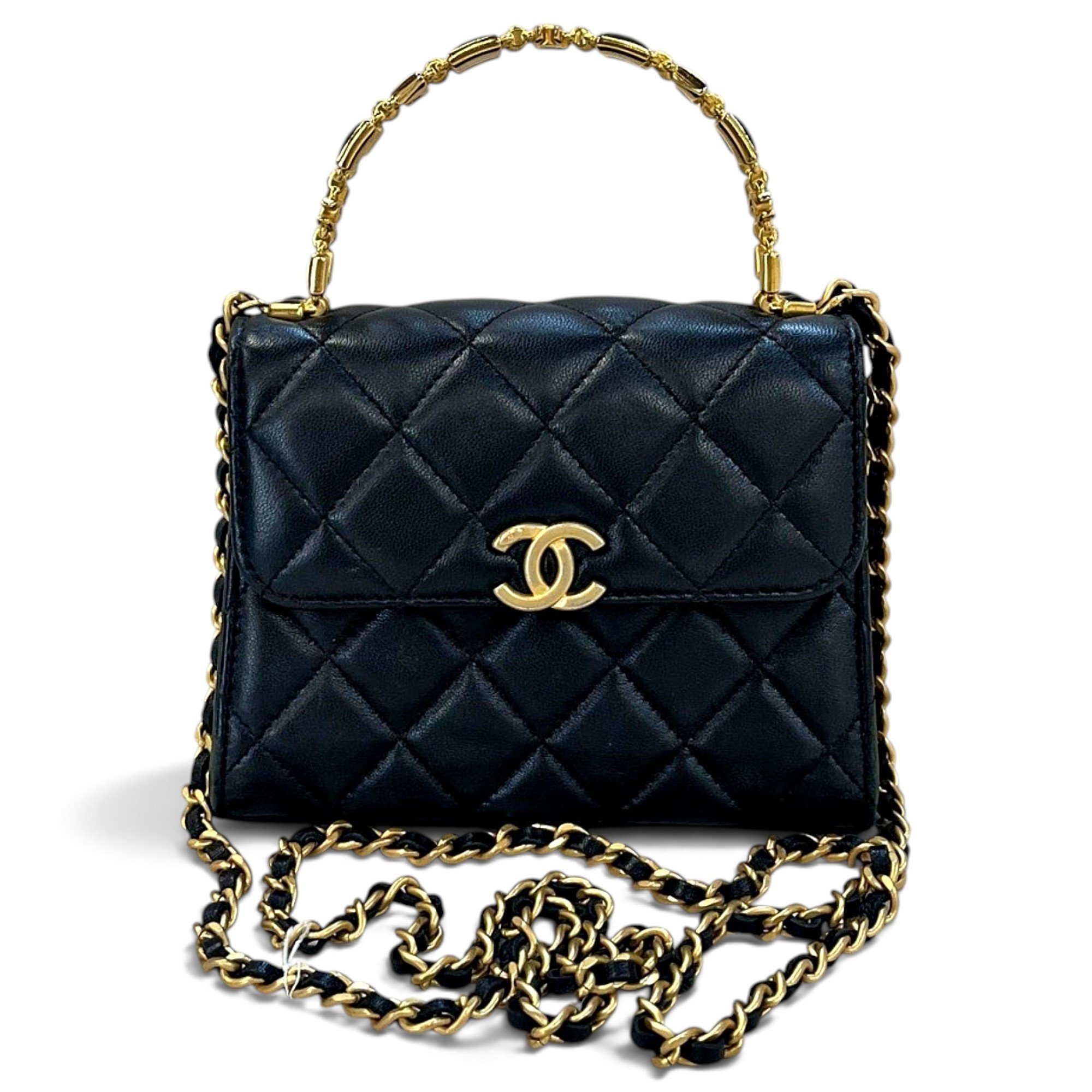 Coco Handle leather handbag