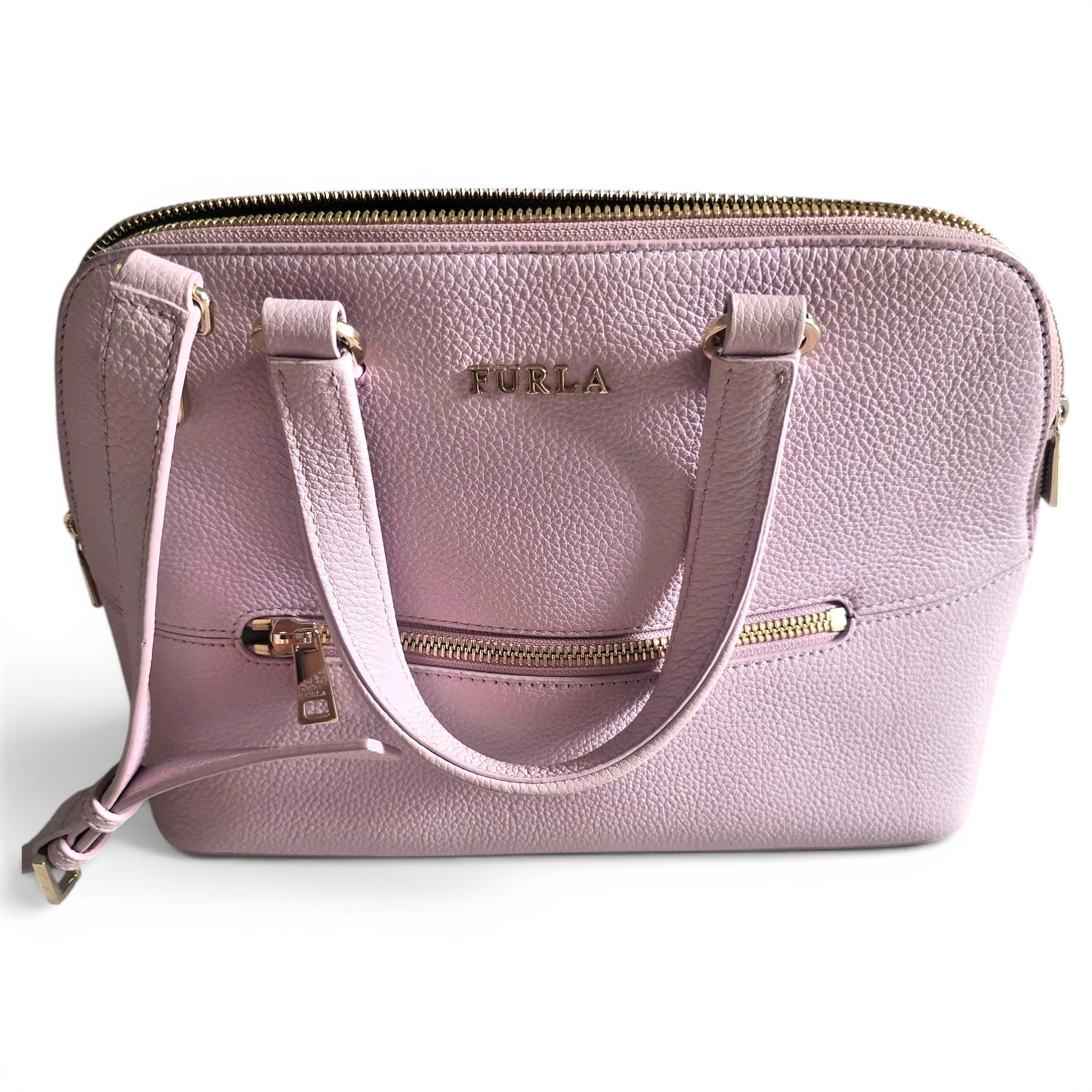 Leather handbag