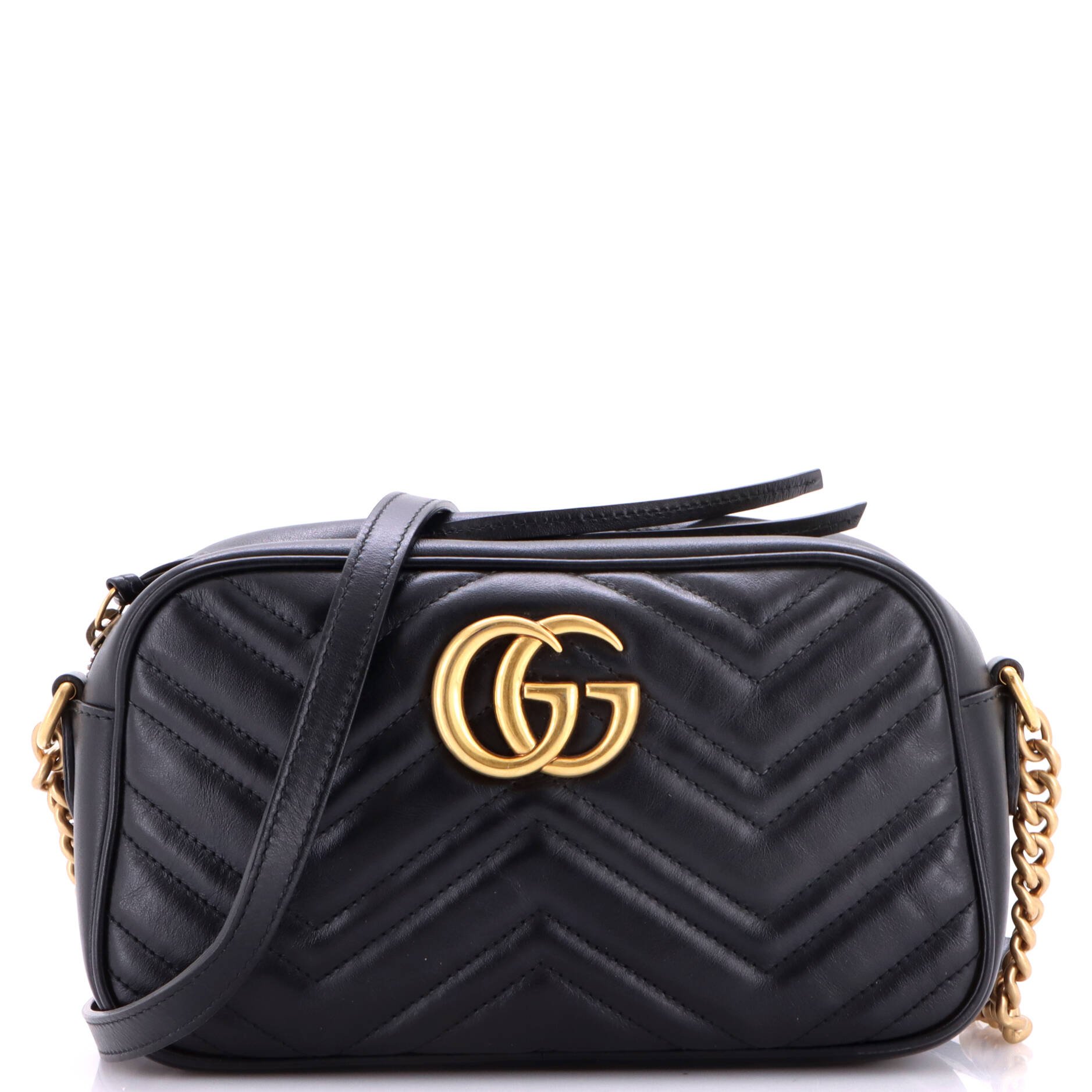 GG Marmont Shoulder Bag Matelasse Leather Small